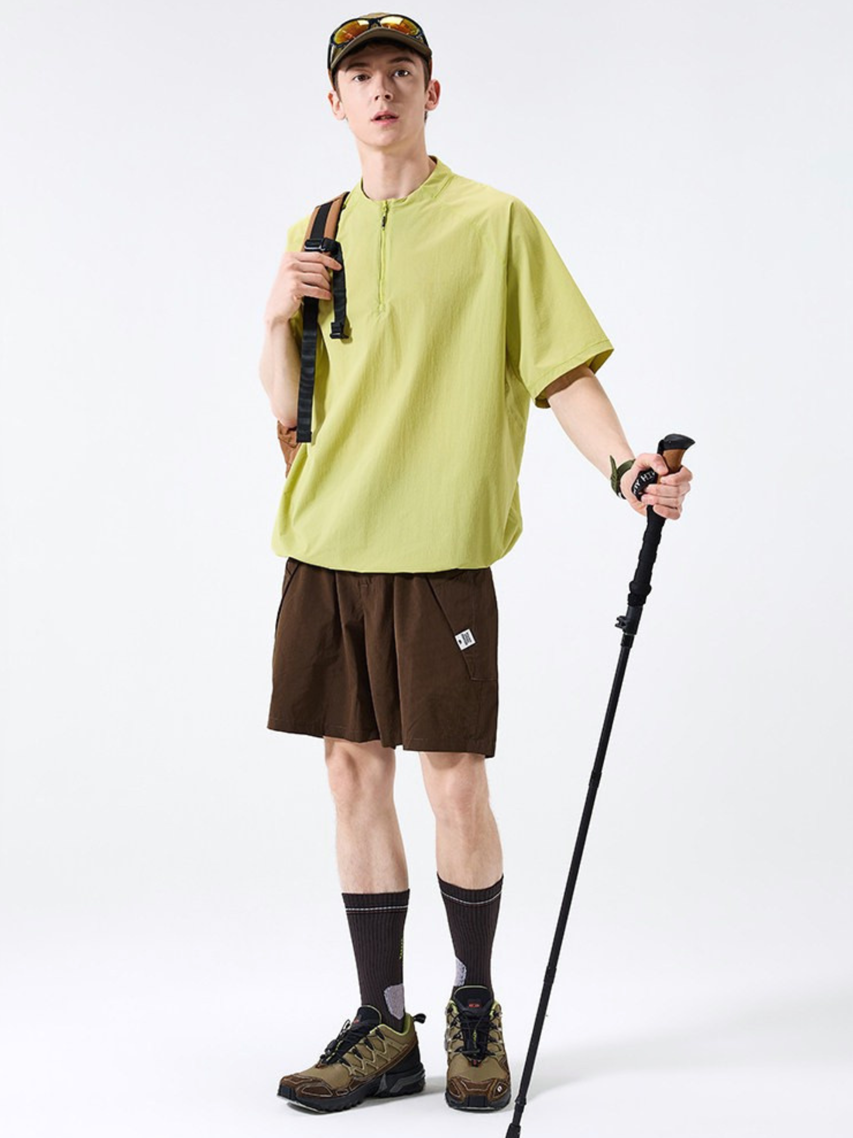 VentFlow - Moisture-Wicking Half-Zip Quick-Dry T-Shirt