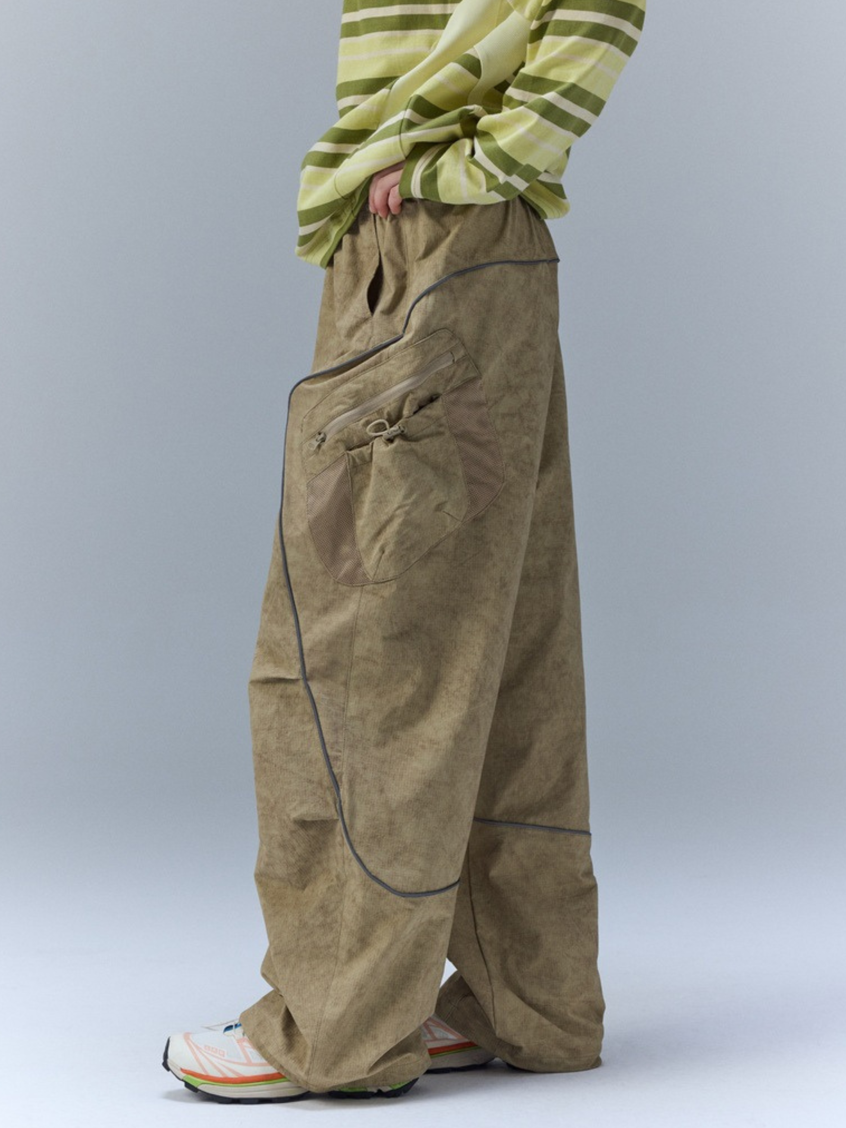 FireClip - Men's Water-Repellent Mud-Dye Utility Cargo Pants