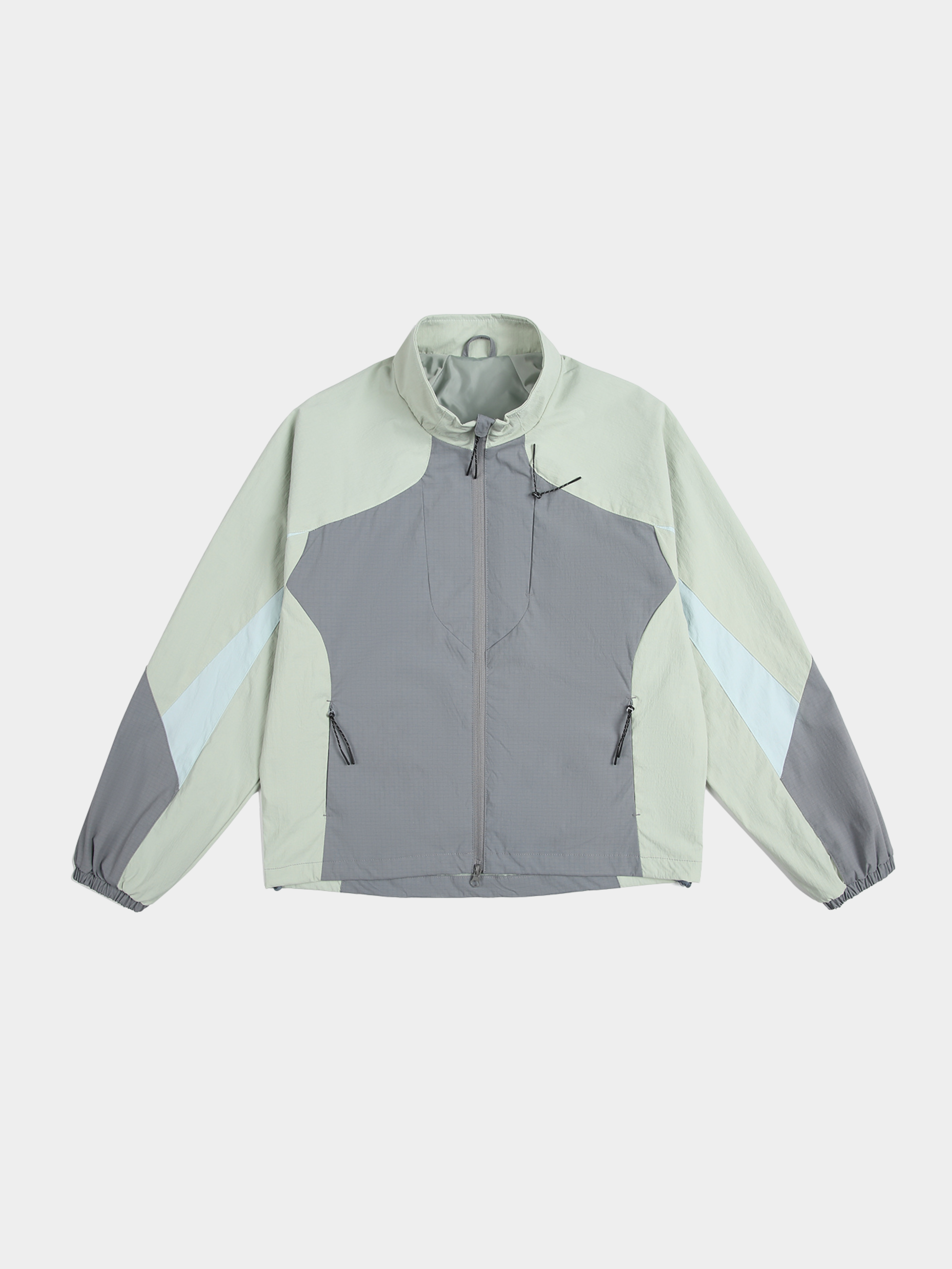 CanyonNest - Unisex Water-Repellent Colorblock Stand Collar Jacket