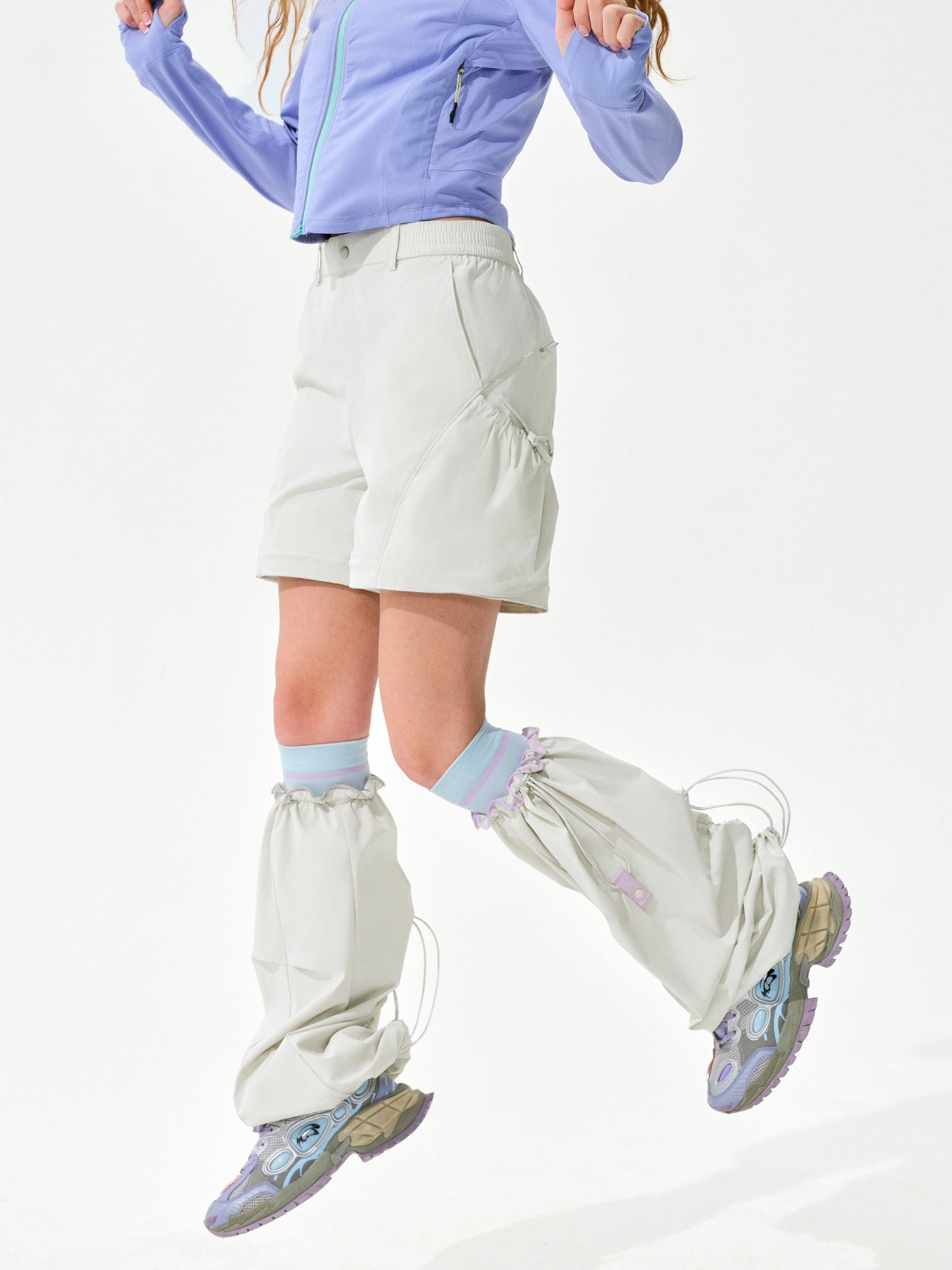 Aquafield - Women’s Scotchgard moisture-wicking detachable long shorts