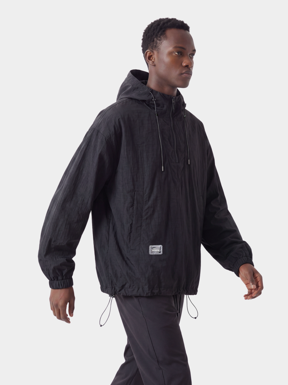 EdgePack - Unisex Half-Zip Water-Repellent Hooded Jacket