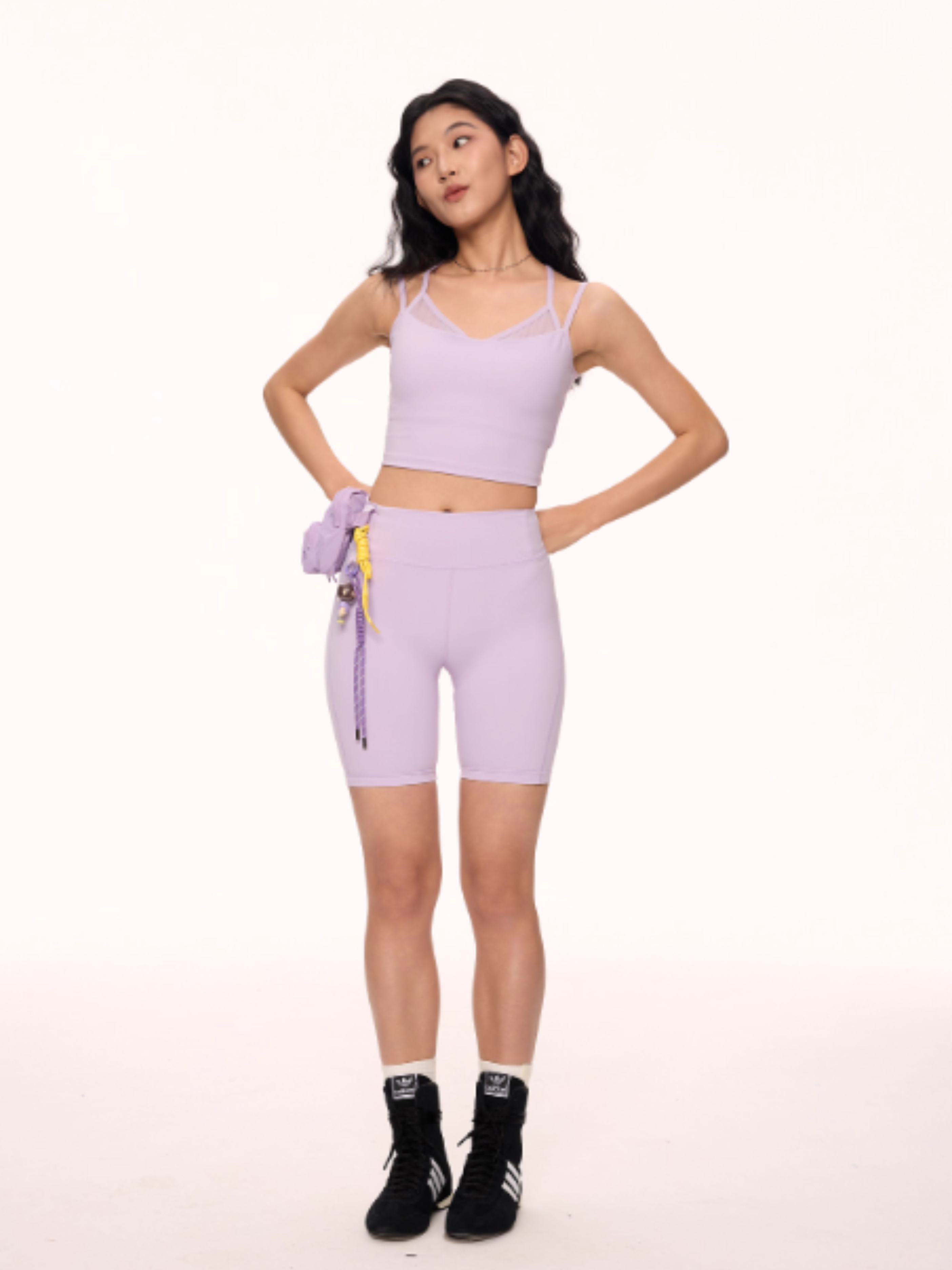 Canyonbluff - Women's 2-in-1 Built-In Bra Sports Tank Top