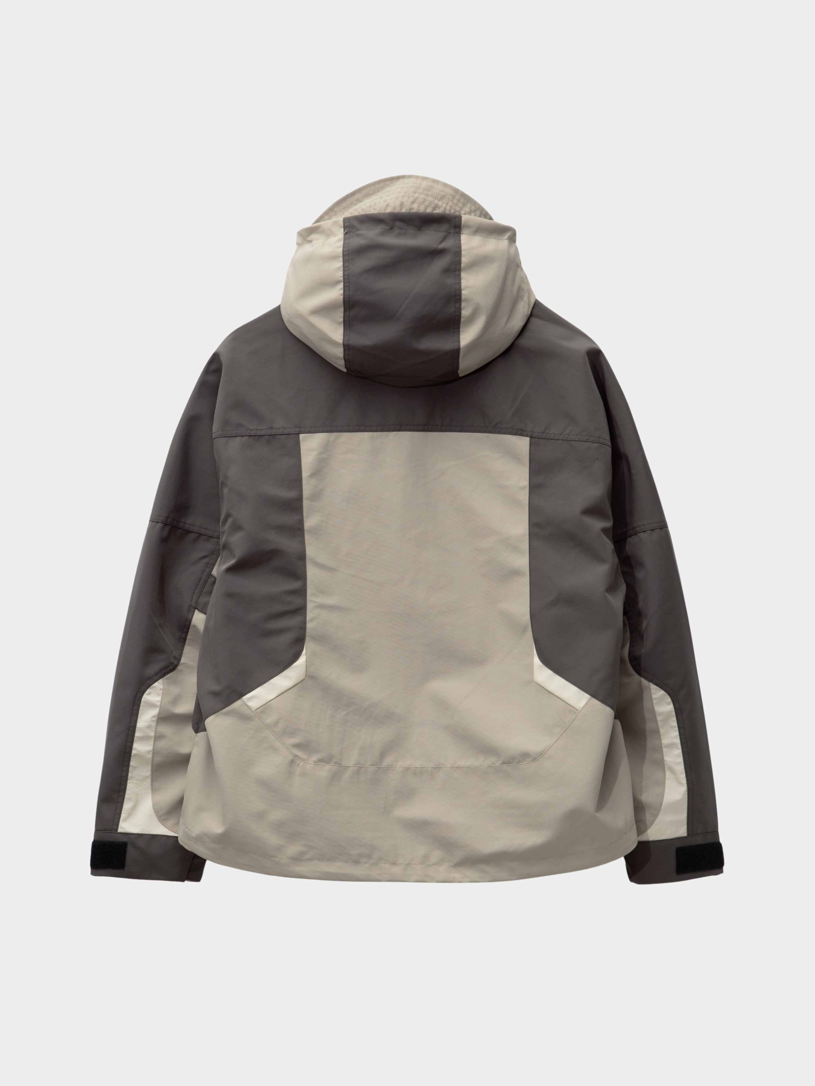 CampMat - Men's Multi-Pocket Utility Color-Block Hooded Jacket