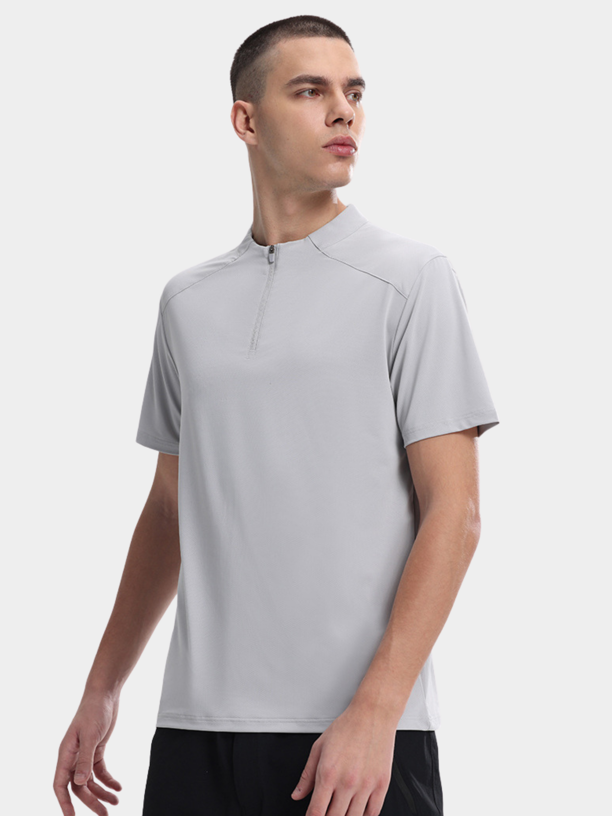 ClimbStick - Men's High-Stretch Quick-Dry Half-Zip Short Sleeve GONGGAR SPORTS