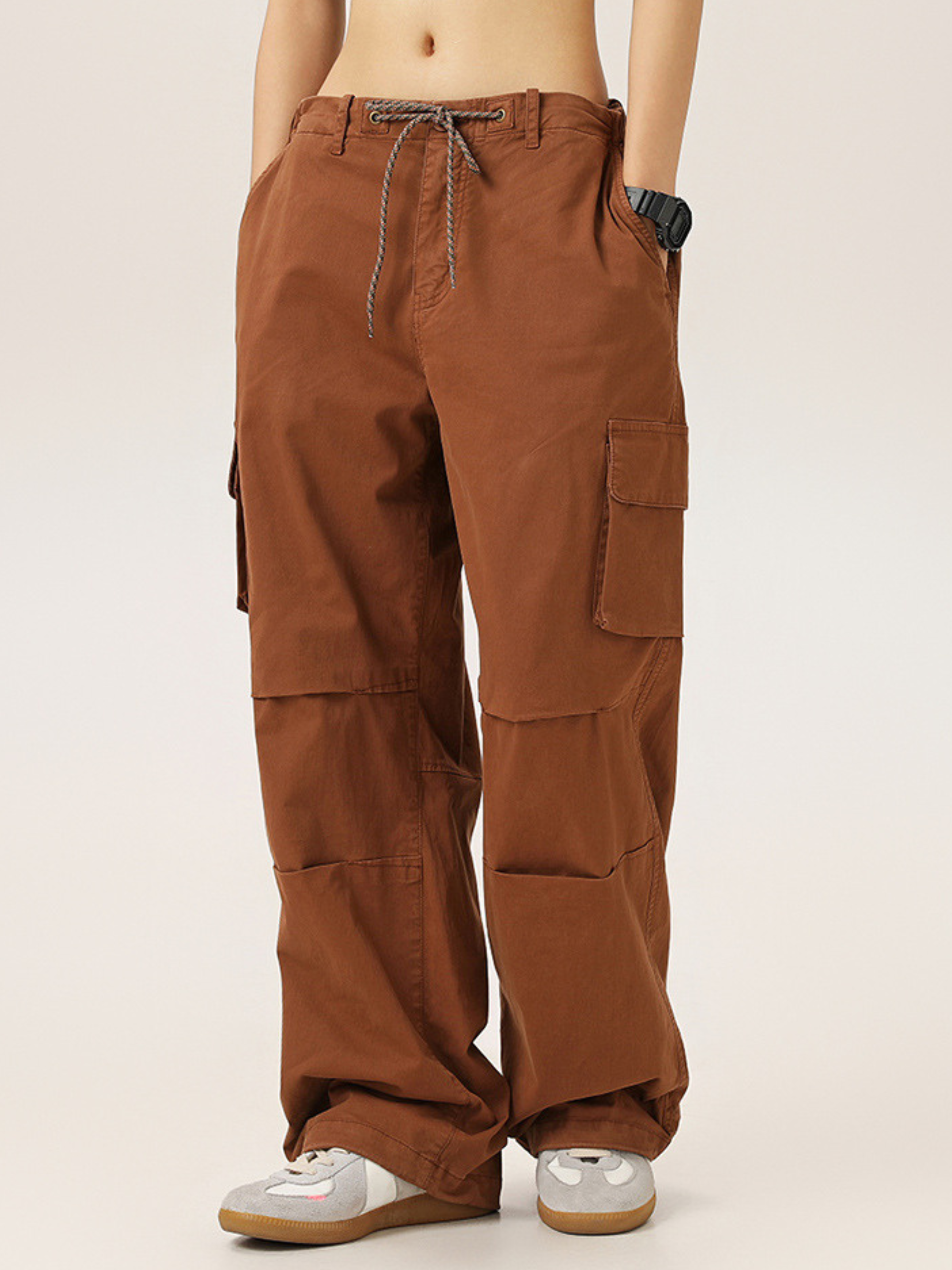 EagleNest - Unisex Loose Straight-Leg Utility Pants with Adjustable Hem GONGGAR SPORTS