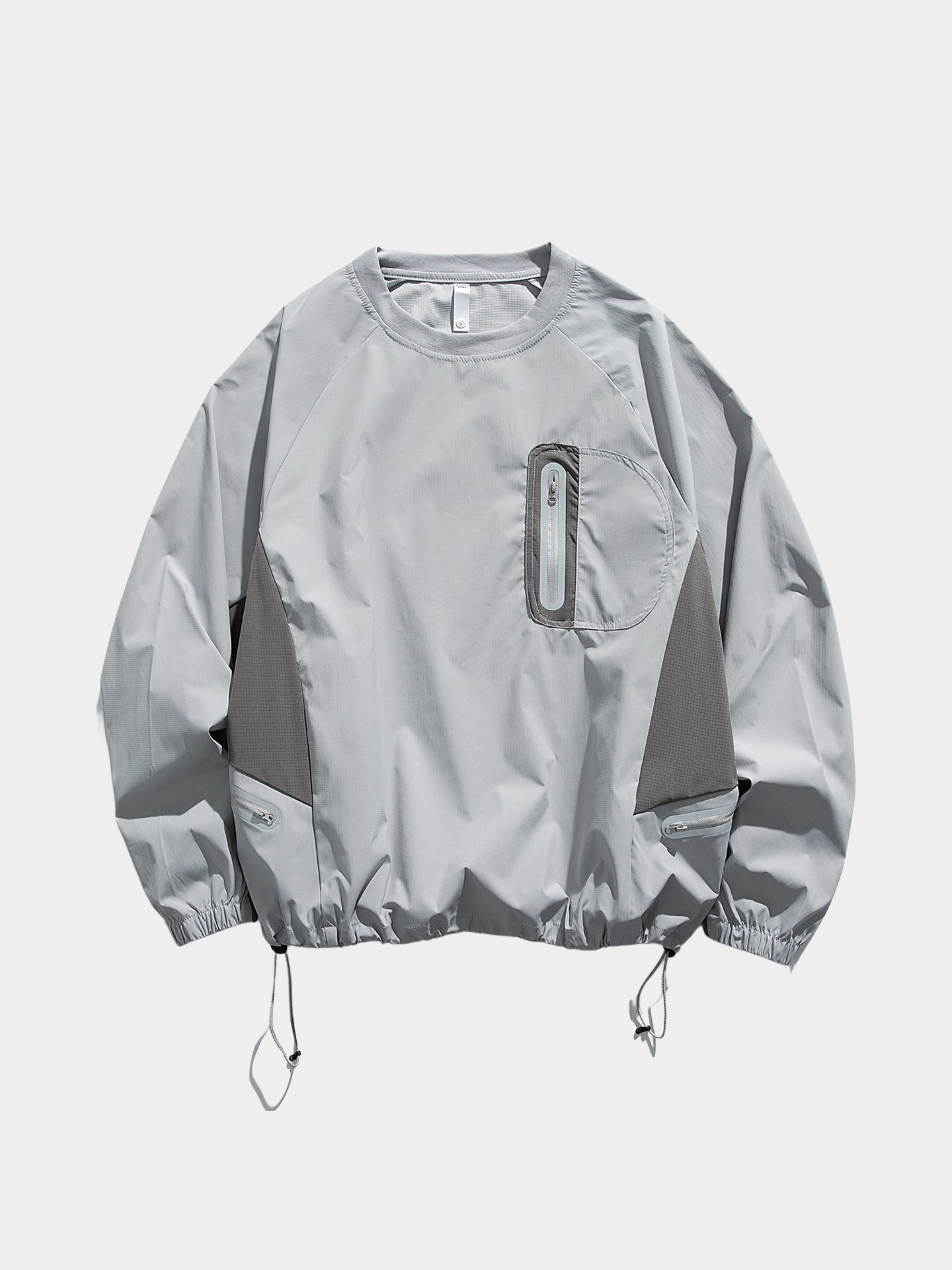 Mistral - Water-Repellent Reflective Zipper Long-Sleeve T-Shirt