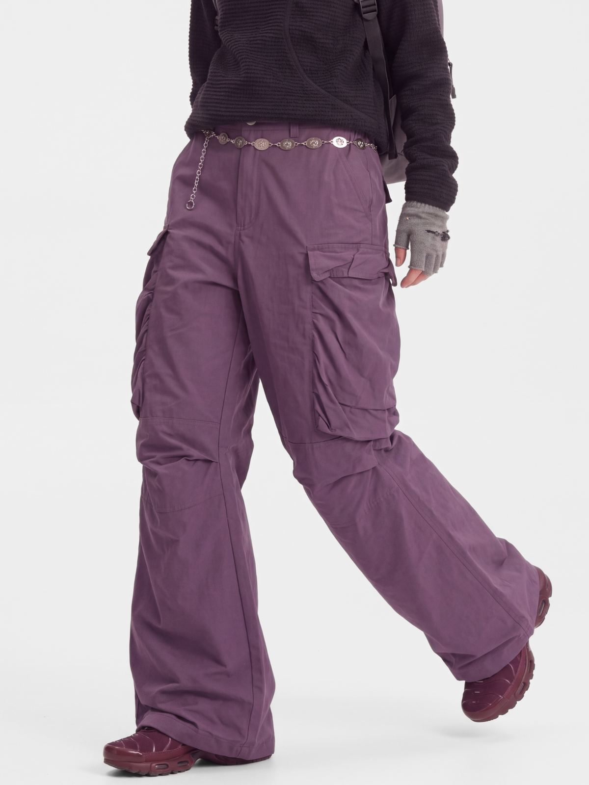 DualSway - Unisex Breathable Large Pockets Wide-Leg Cargo Pants