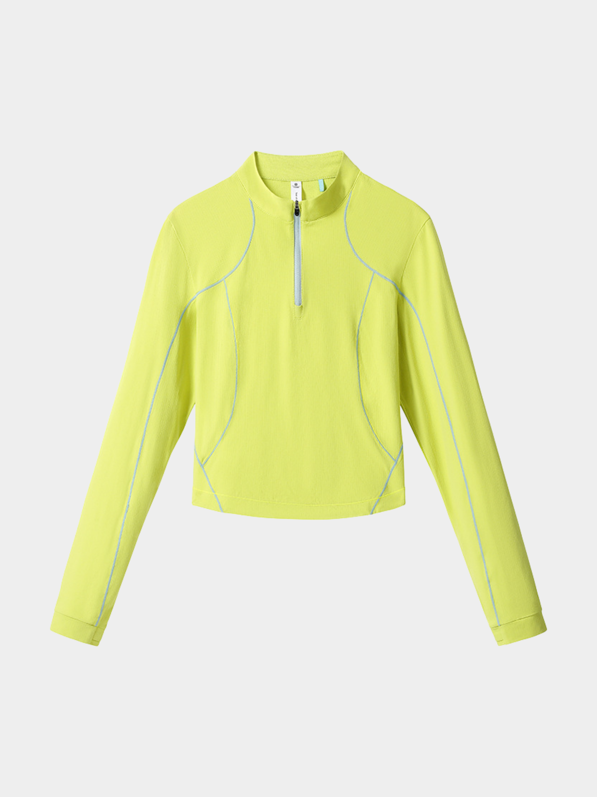 Frostthorn - Women's Half-Zip Mock Neck Yoga & Training Long Sleeve Tee