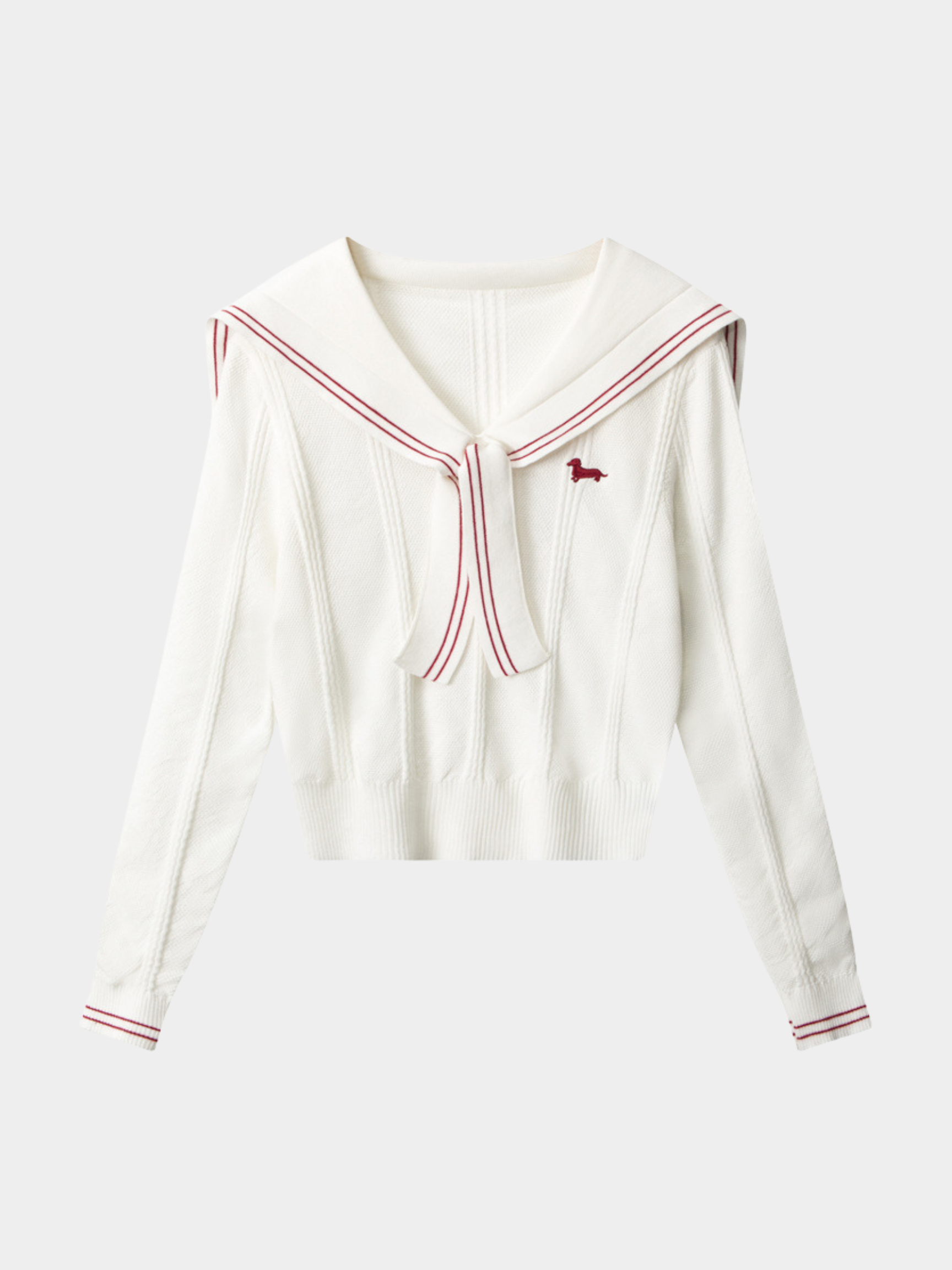 KnitDrift - Women's Embroidered Knit Two-Piece Set