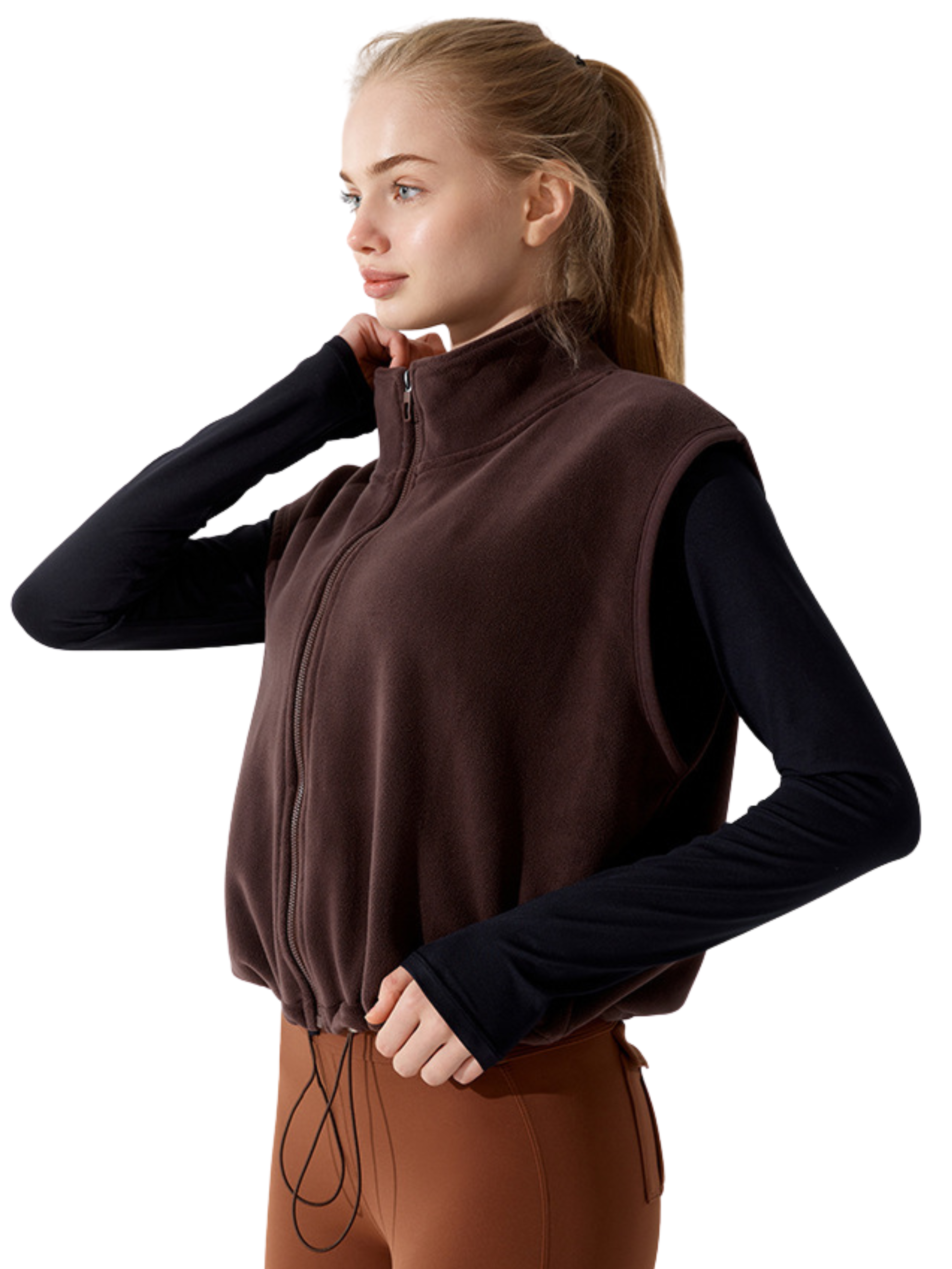 Froststone - Women's Fleece Stand Collar Thermal Vest