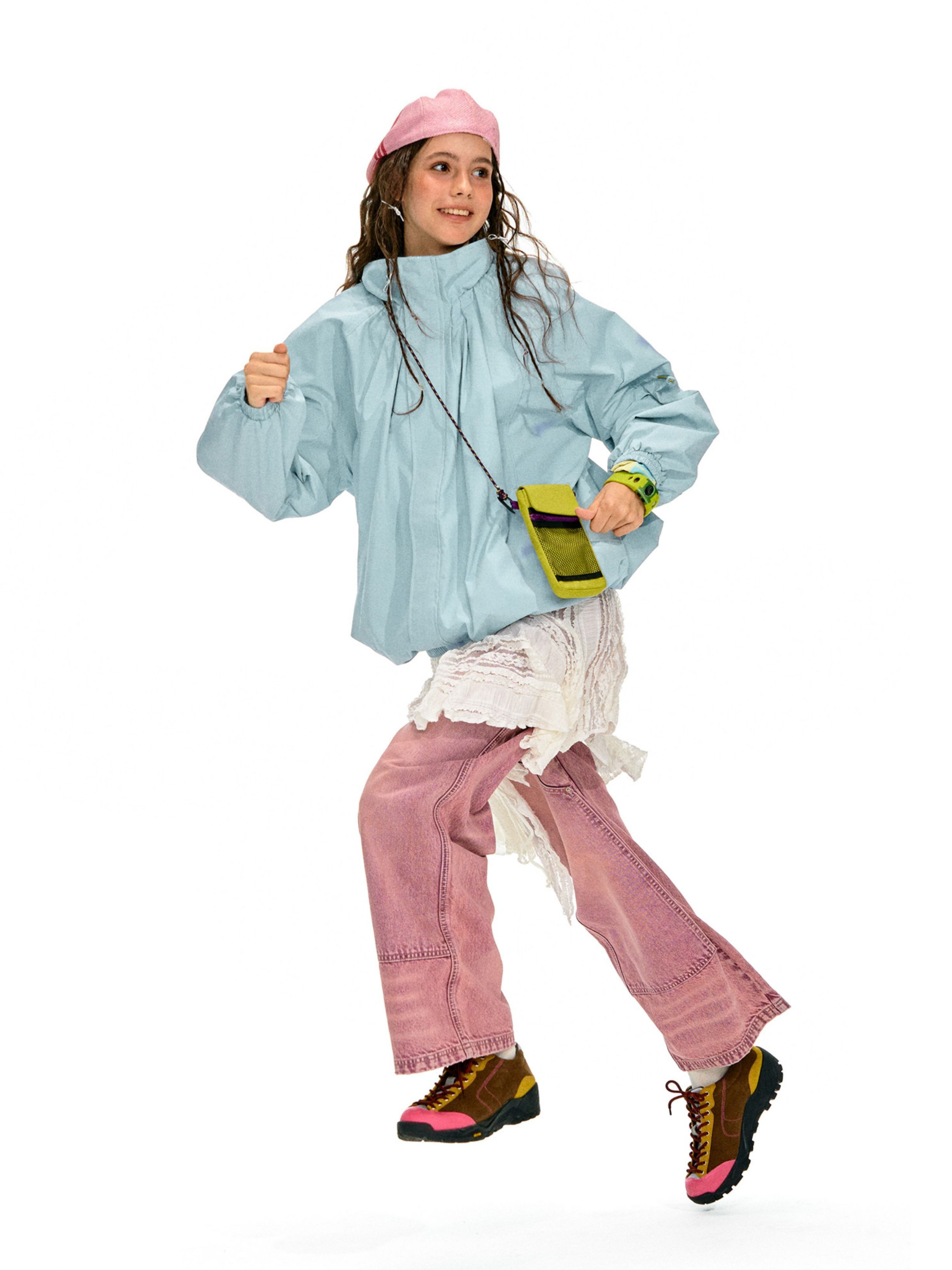 ShadowMode - Women's C6 Water-Repellent Bubble Collar Ruched Jacket