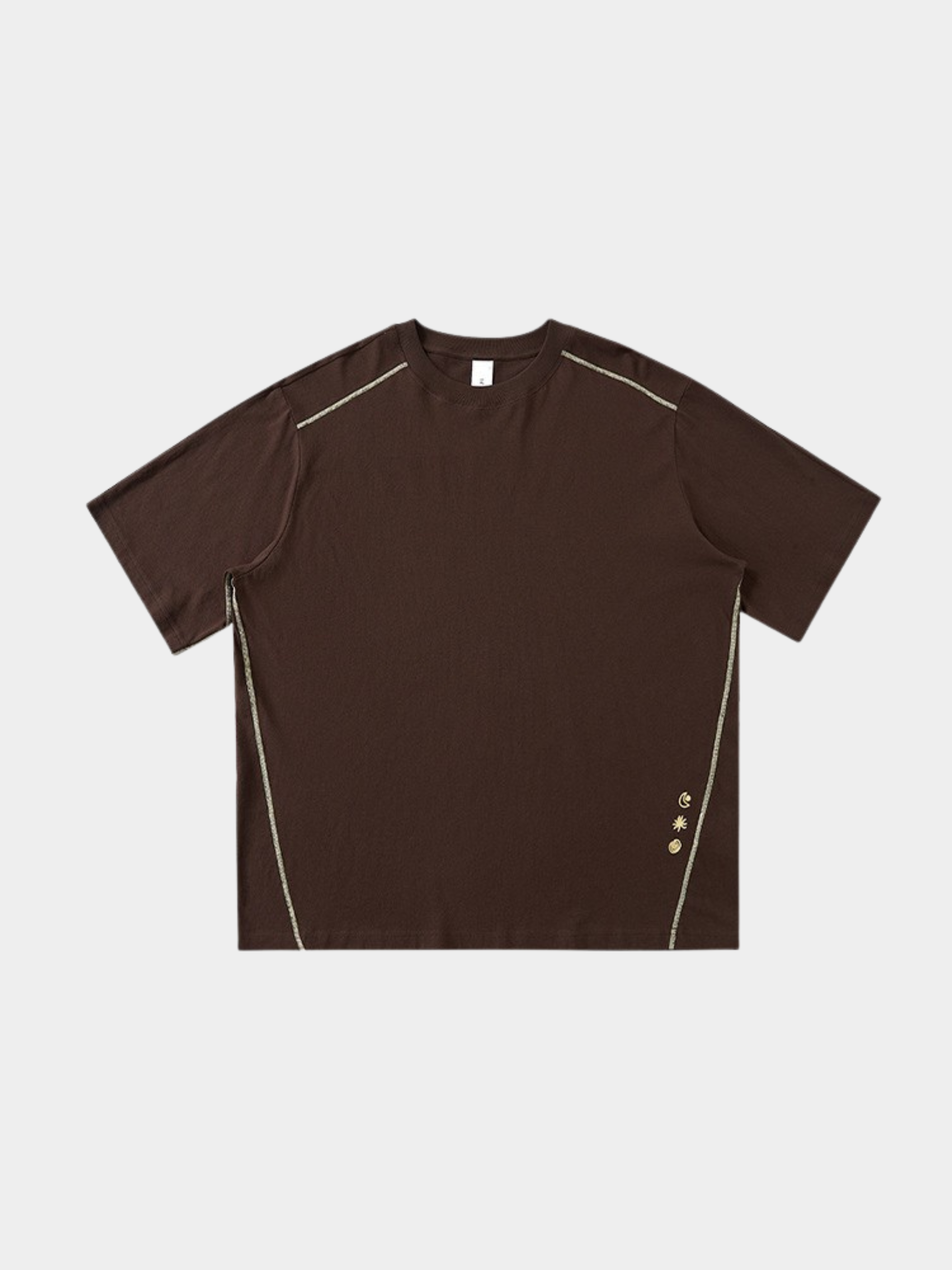 WildDash - Lightweight & Moisture-Absorbing Contrast Stitch Cotton T-Shirt
