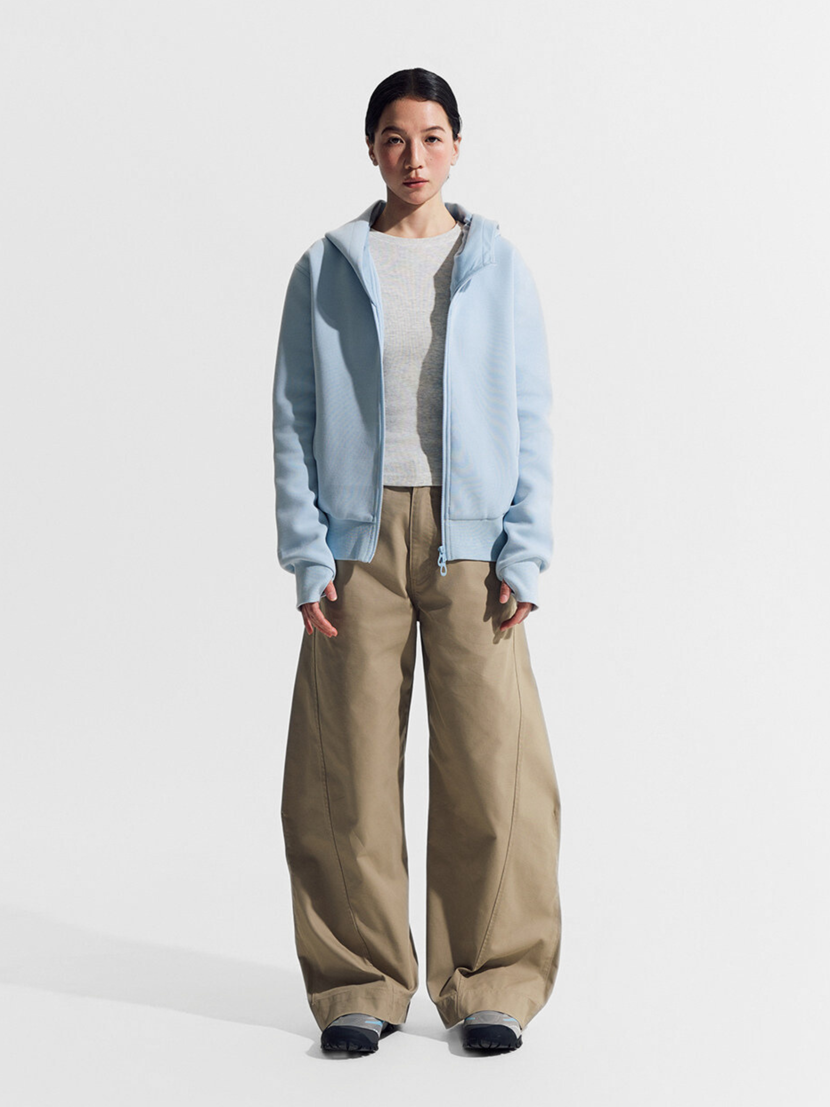 Ashhowl - Unisex Asymmetric Zip Air-Layer Jacket