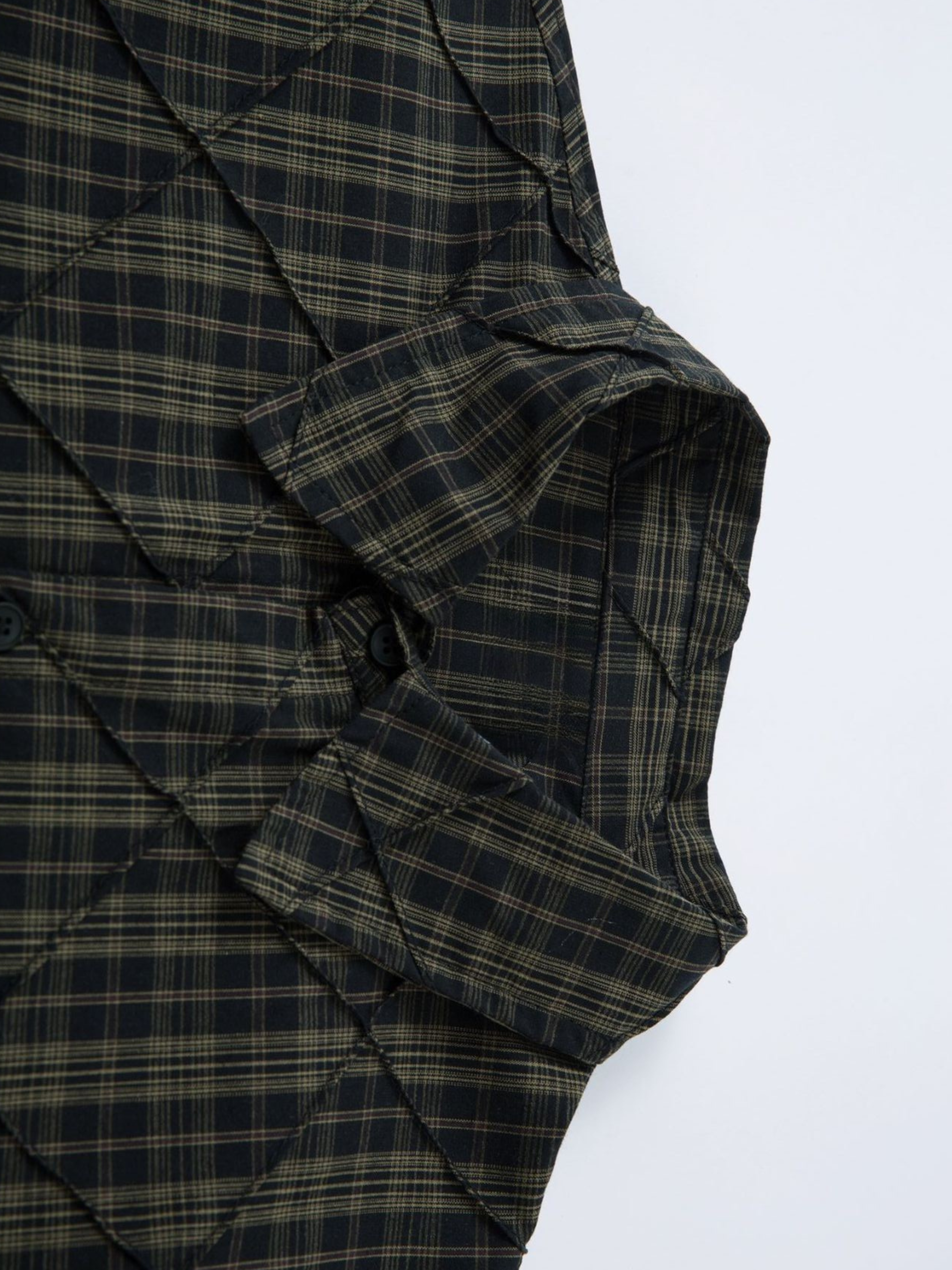 WaterPod - Men's Layered Plaid Relaxed Shirt