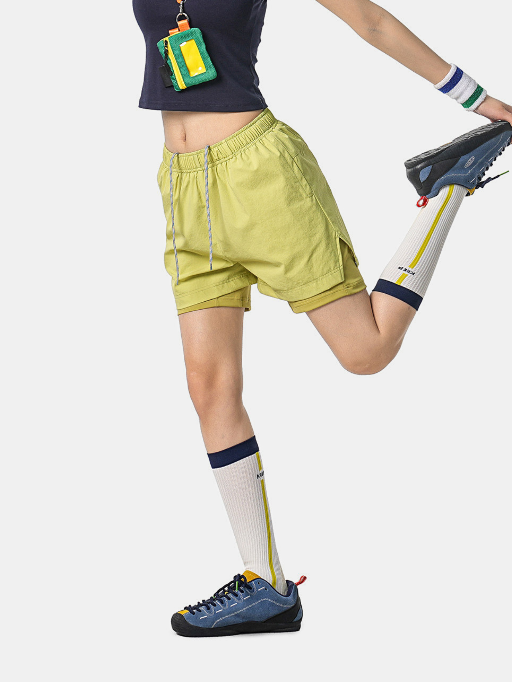 StillBay - Unisex 2-in-1 Ripstop Lightweight Athletic Shorts