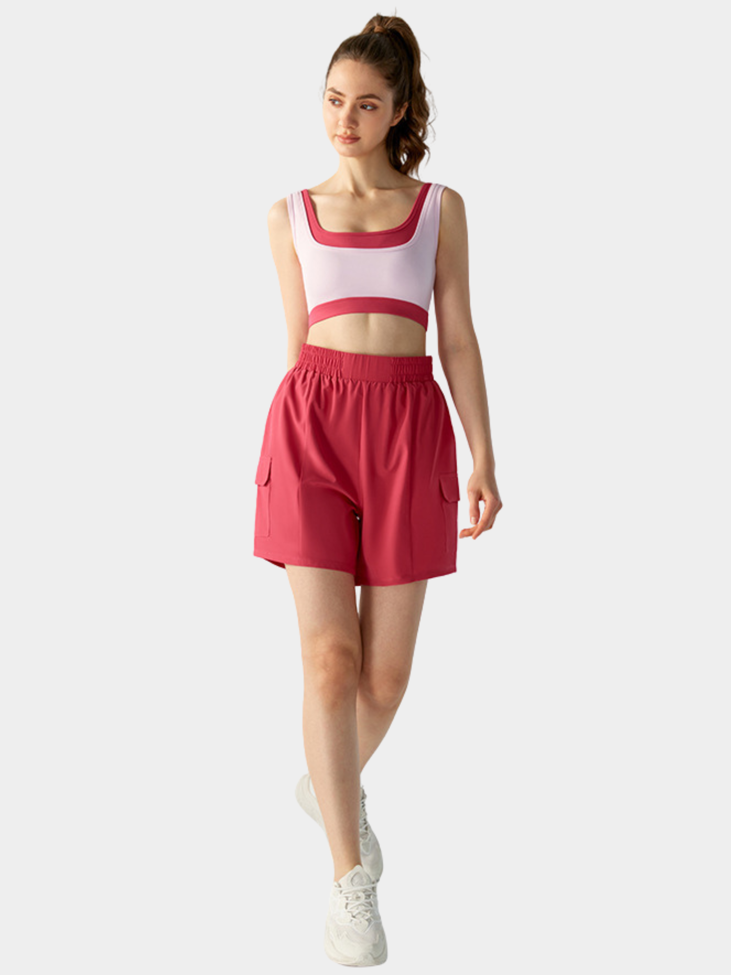 Cougarhowl - Women's Loose Fit Yoga Shorts