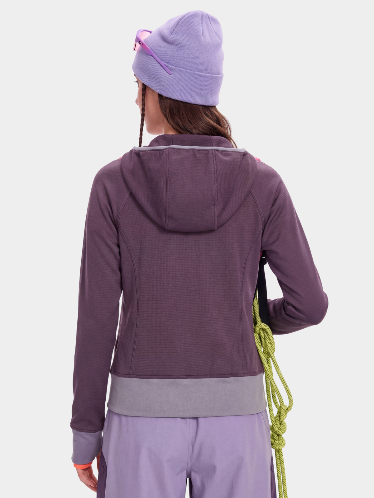 FluffGlide - Women's Breathable Stretch Grid Fleece Jacket