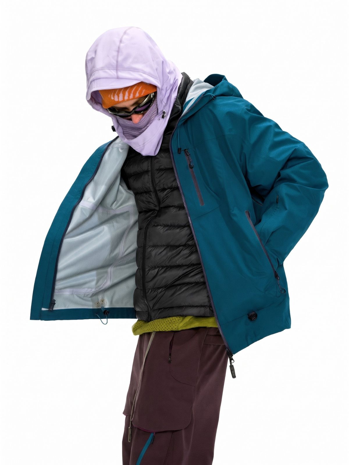 FernNest - Unisex 3-in-1 Waterproof Down Insulated Outdoor Jacket
