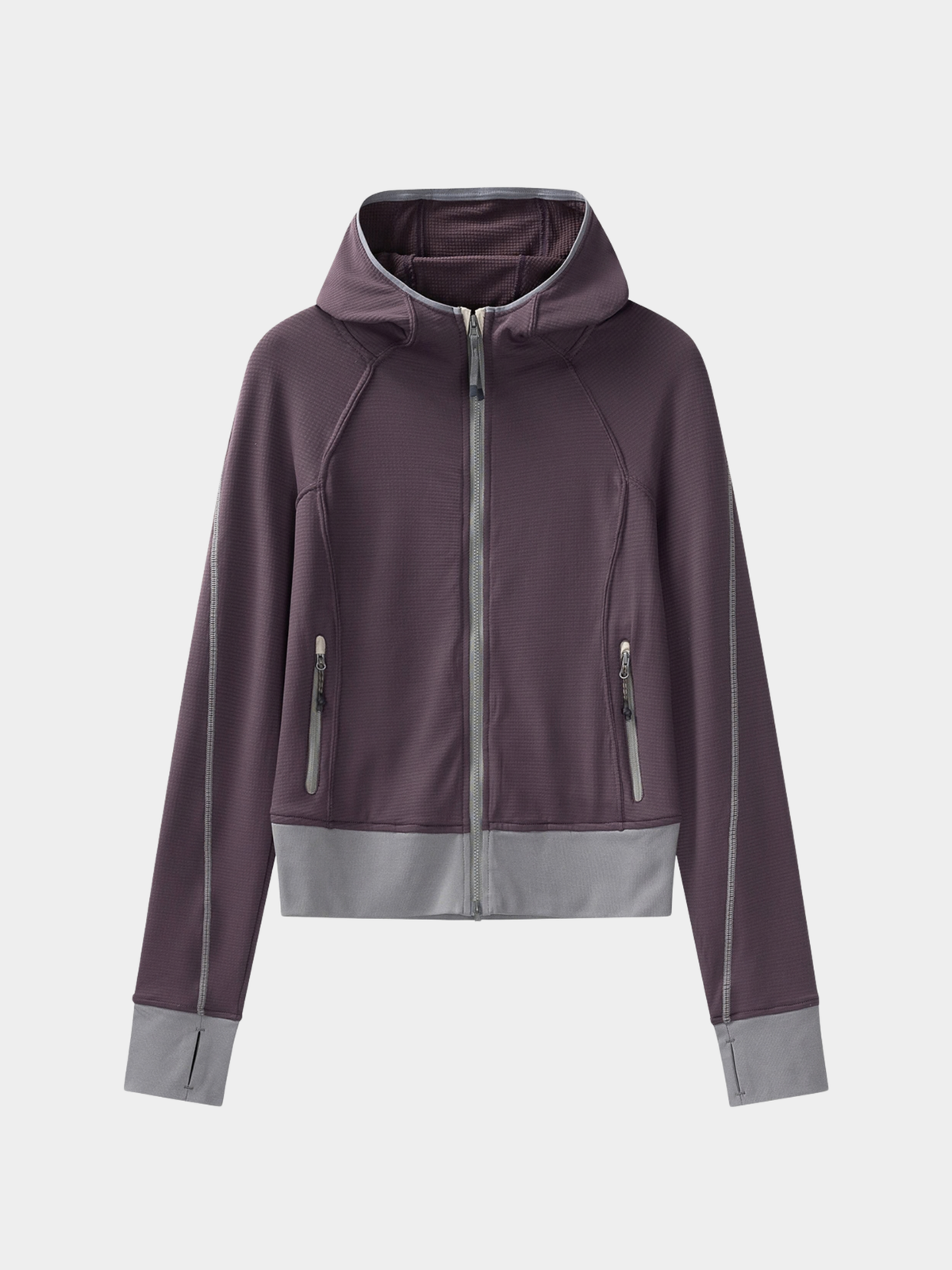 FluffGlide - Women's Breathable Stretch Grid Fleece Jacket