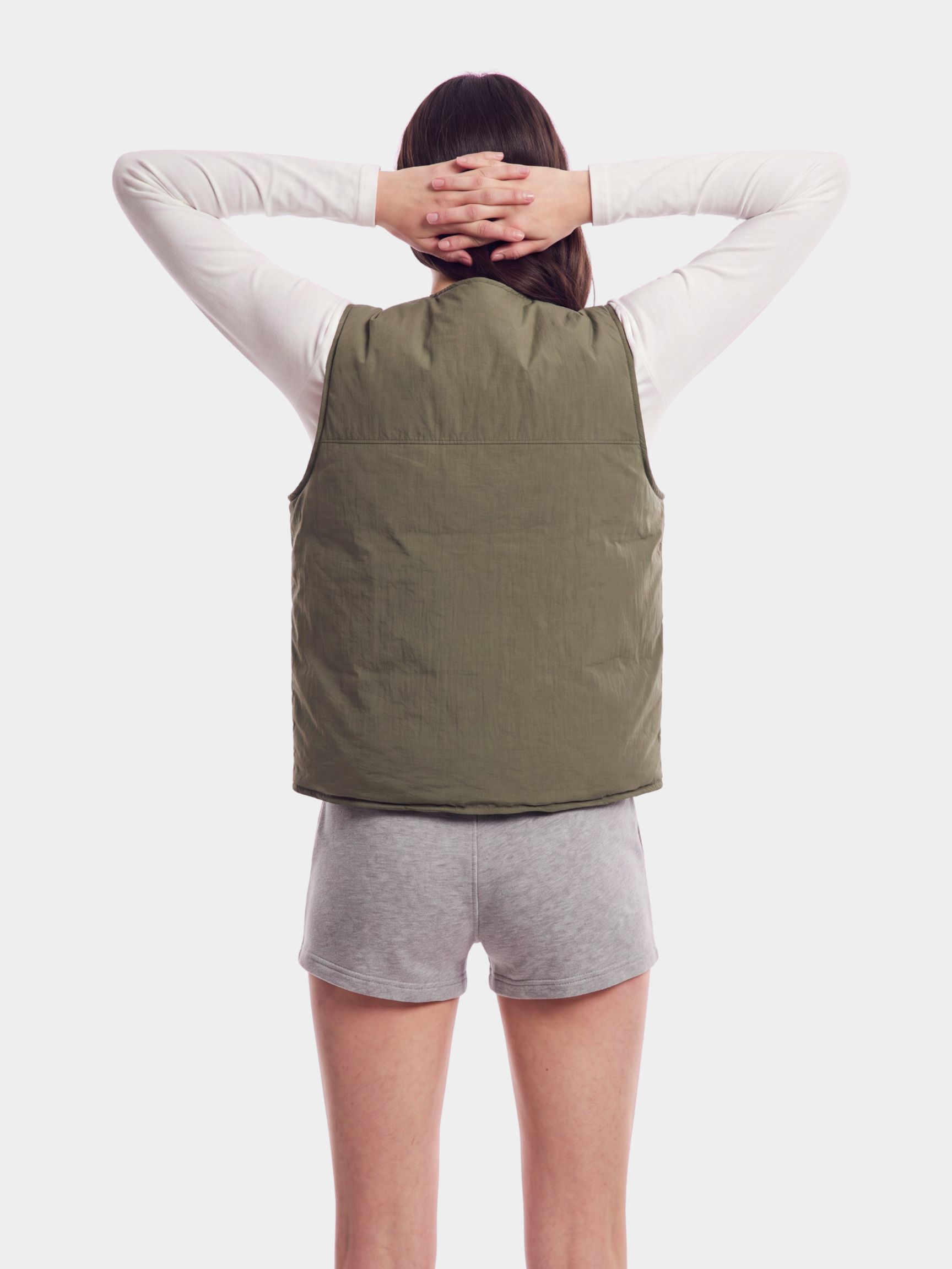 HeatBag - Unisex 90% White Duck Down Large Pocket Vest