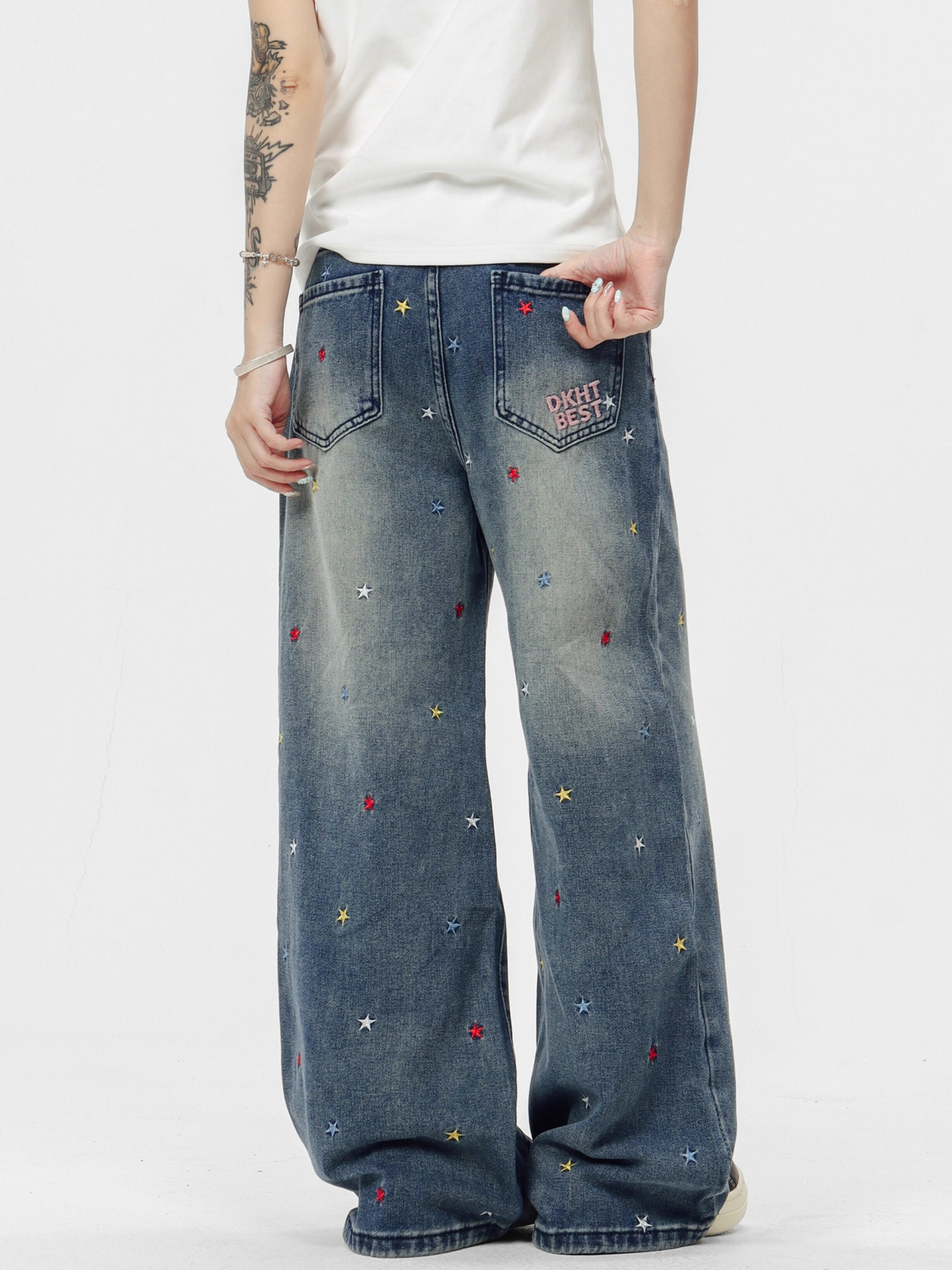 Expeditionary - Women's Star Embroidered Denim Jeans