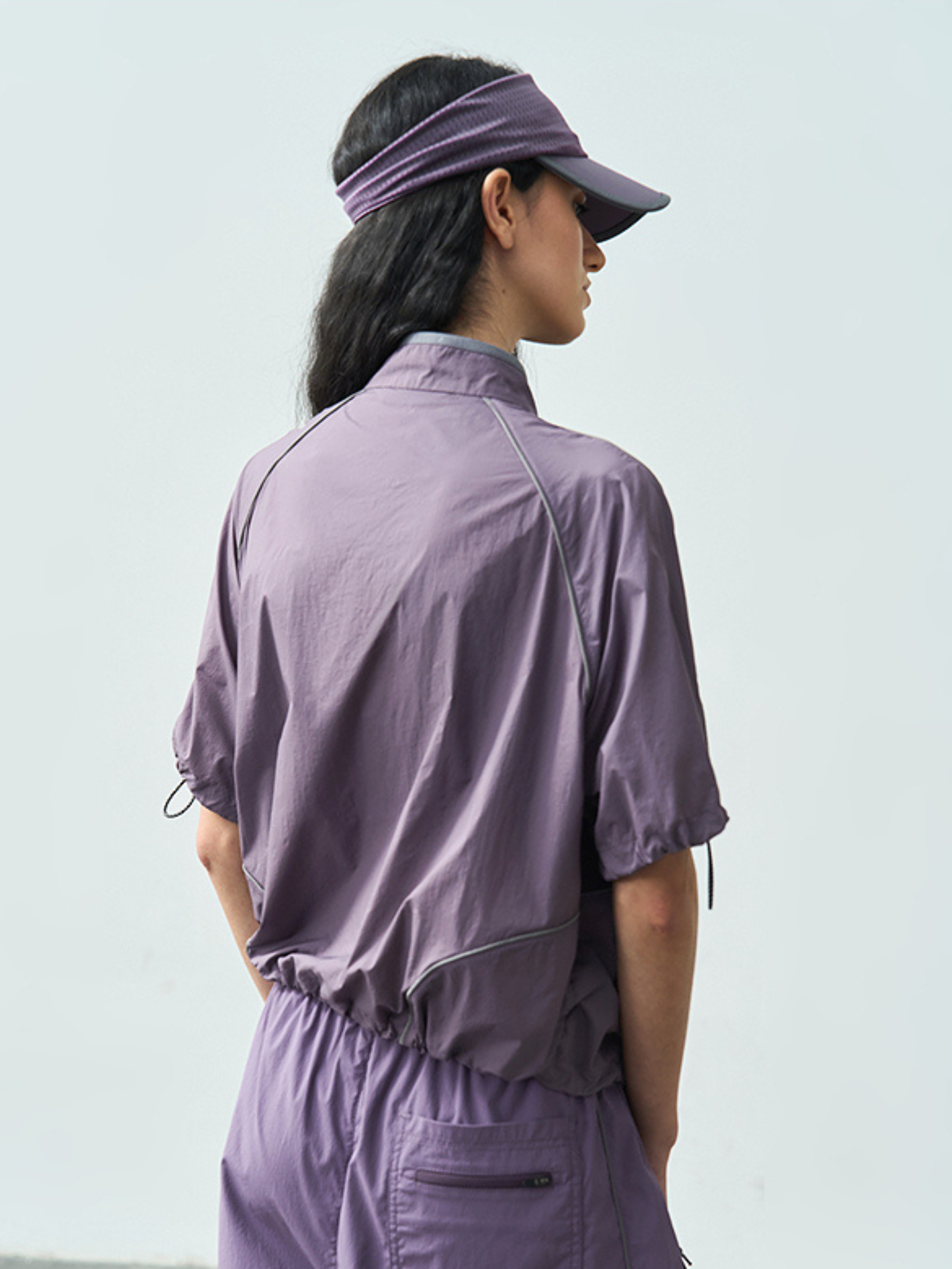 Cavecrack - Women's Mesh-Panel Breathable Short-Sleeve Cardigan