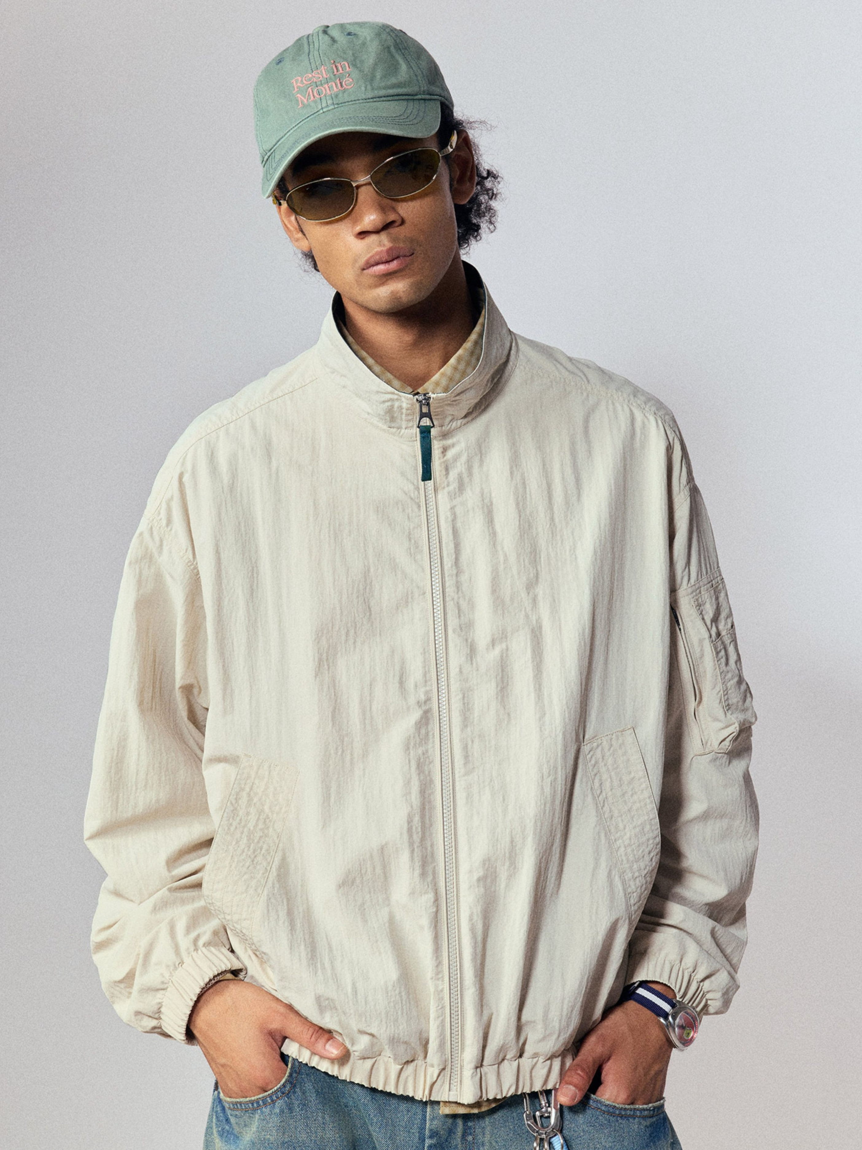 Stormstone - Water-Repellent Colorblock Stand-Collar Sports Jacket