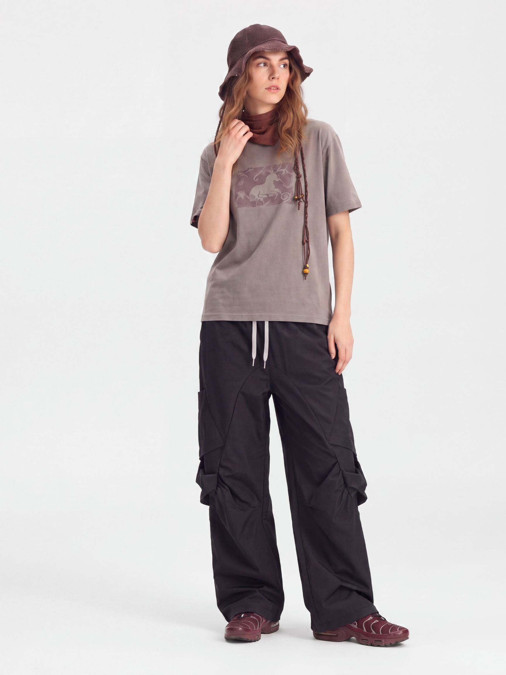 FoldDrift - Unisex Water-Repellent Lightweight Utility Parachute Pants