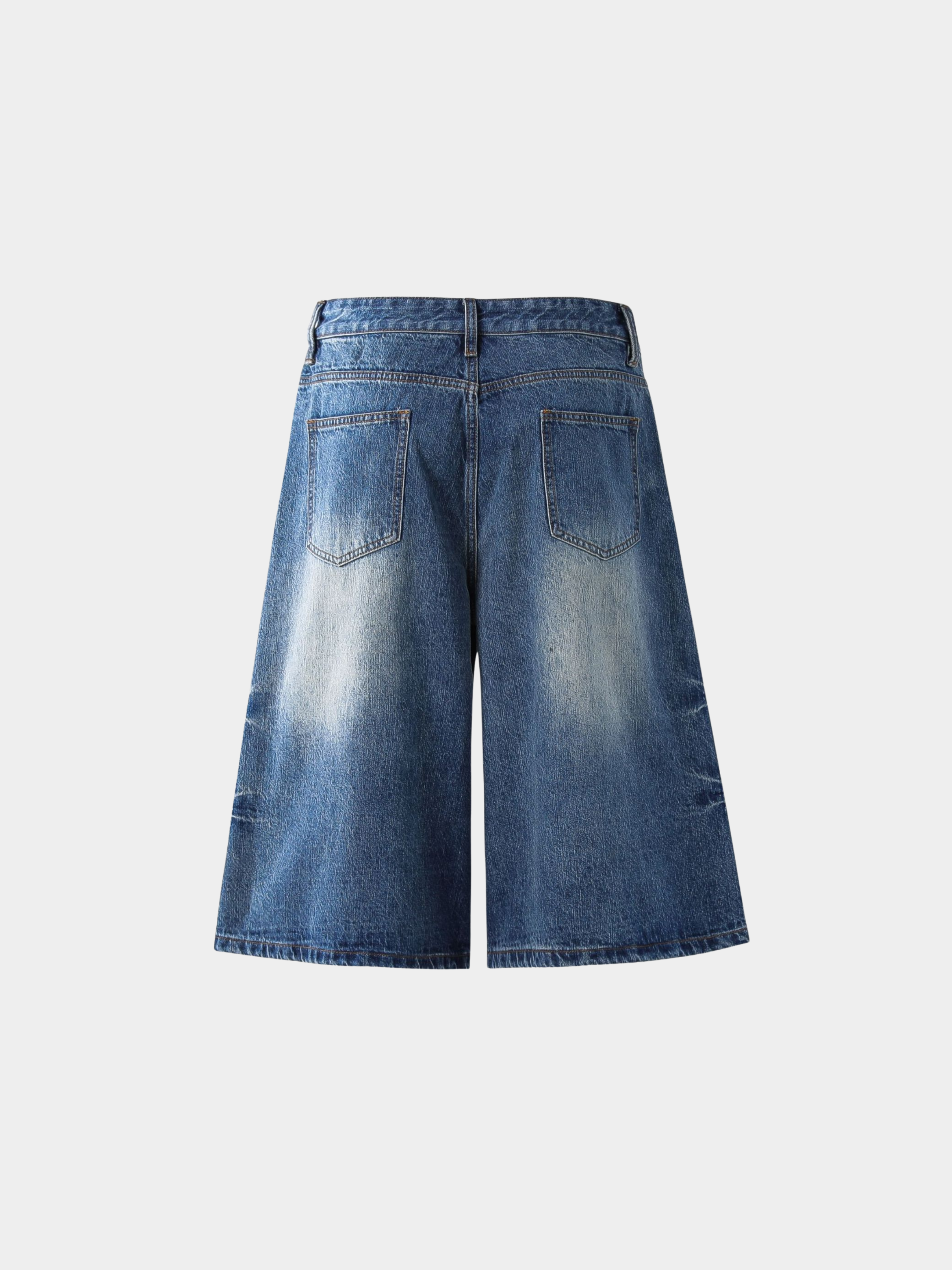 BaseWrap - Men's Straight-Leg Denim Shorts GONGGAR SPORTS