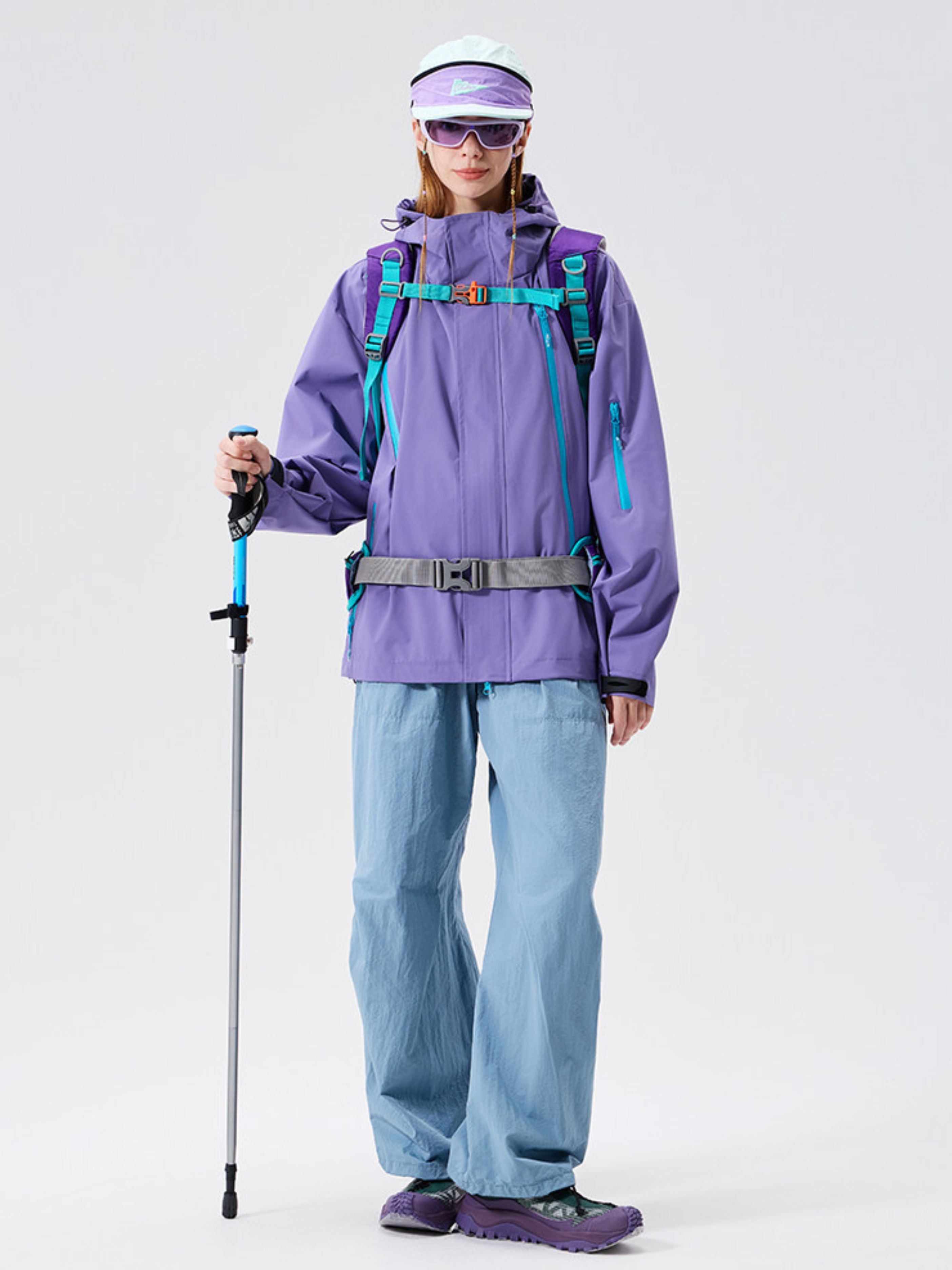 Nightpath - Unisex Water-Repellent Windproof Utility Shell Jacket