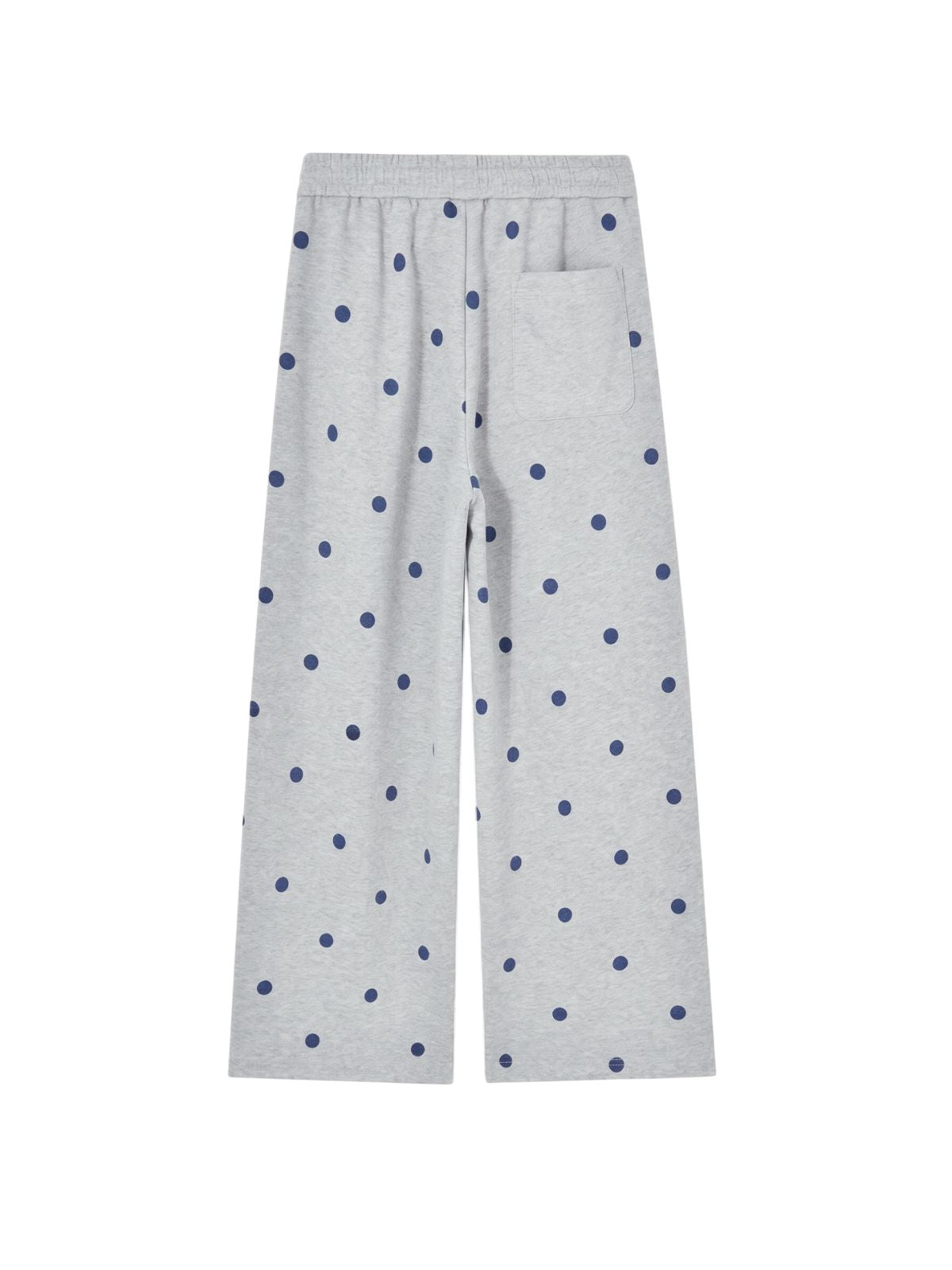 Moonwalk - Women's Polka Dot Draped Wide-Leg Sweatpants