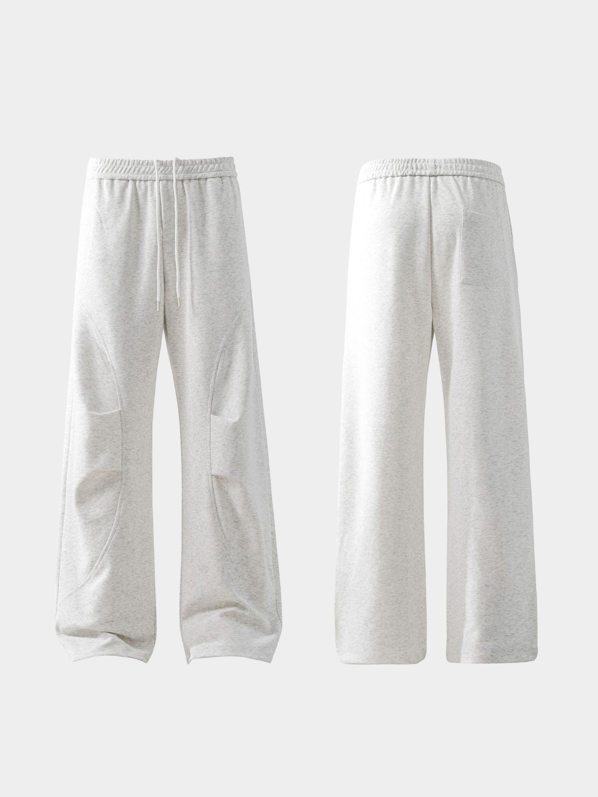 FoxField - Unisex Vintage Creased Straight-Leg Cotton Trousers GONGGAR SPORTS
