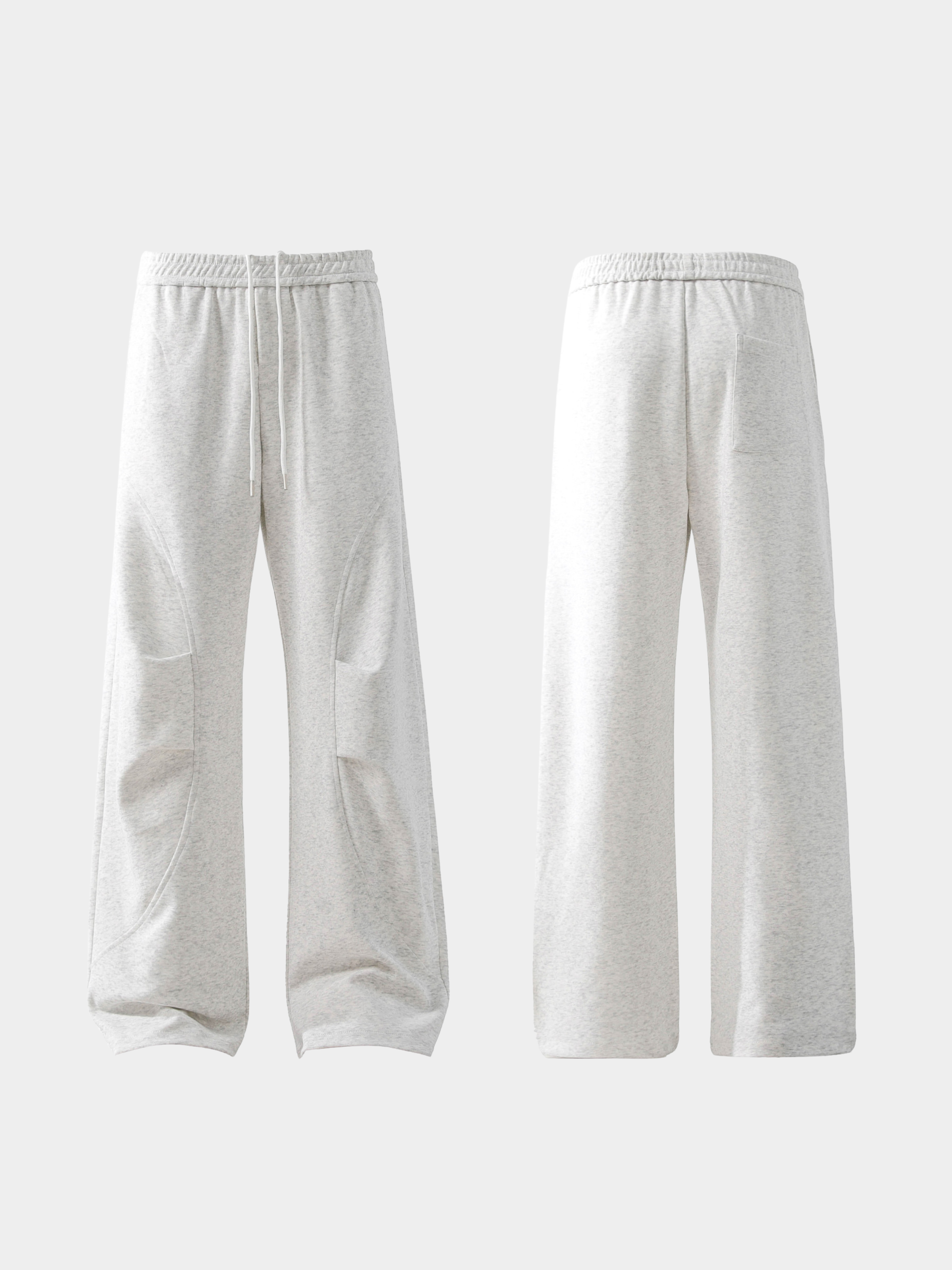 FoxField - Unisex Vintage Creased Straight-Leg Cotton Trousers GONGGAR SPORTS