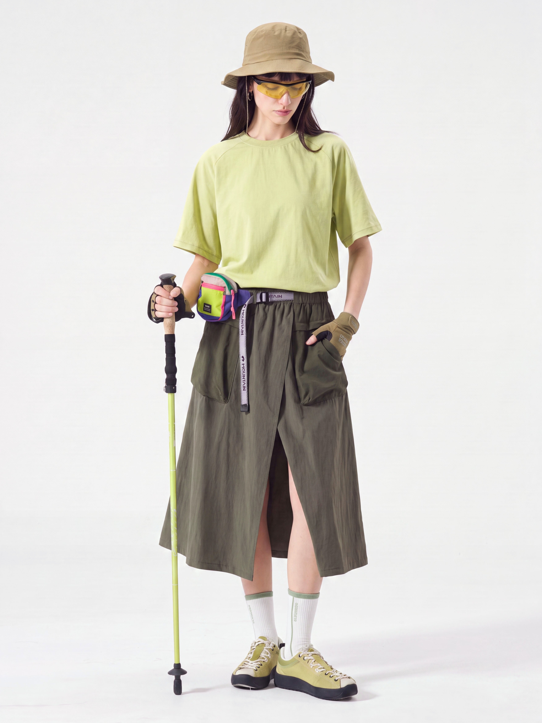 FloatDual - Women's Water-Repellent Quick-Dry Color-Block Outdoor Skirt
