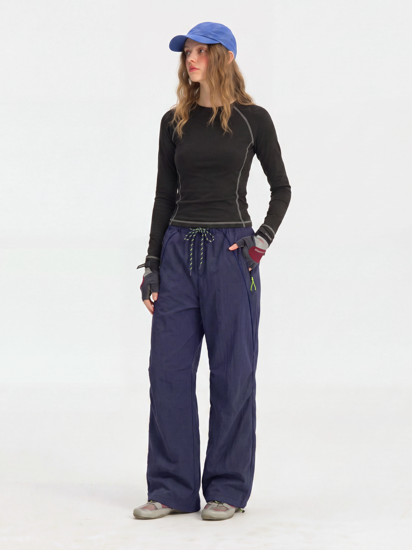 LiteSway - Women's Water-Repellent Quick-Dry Pleated Cargo Pants