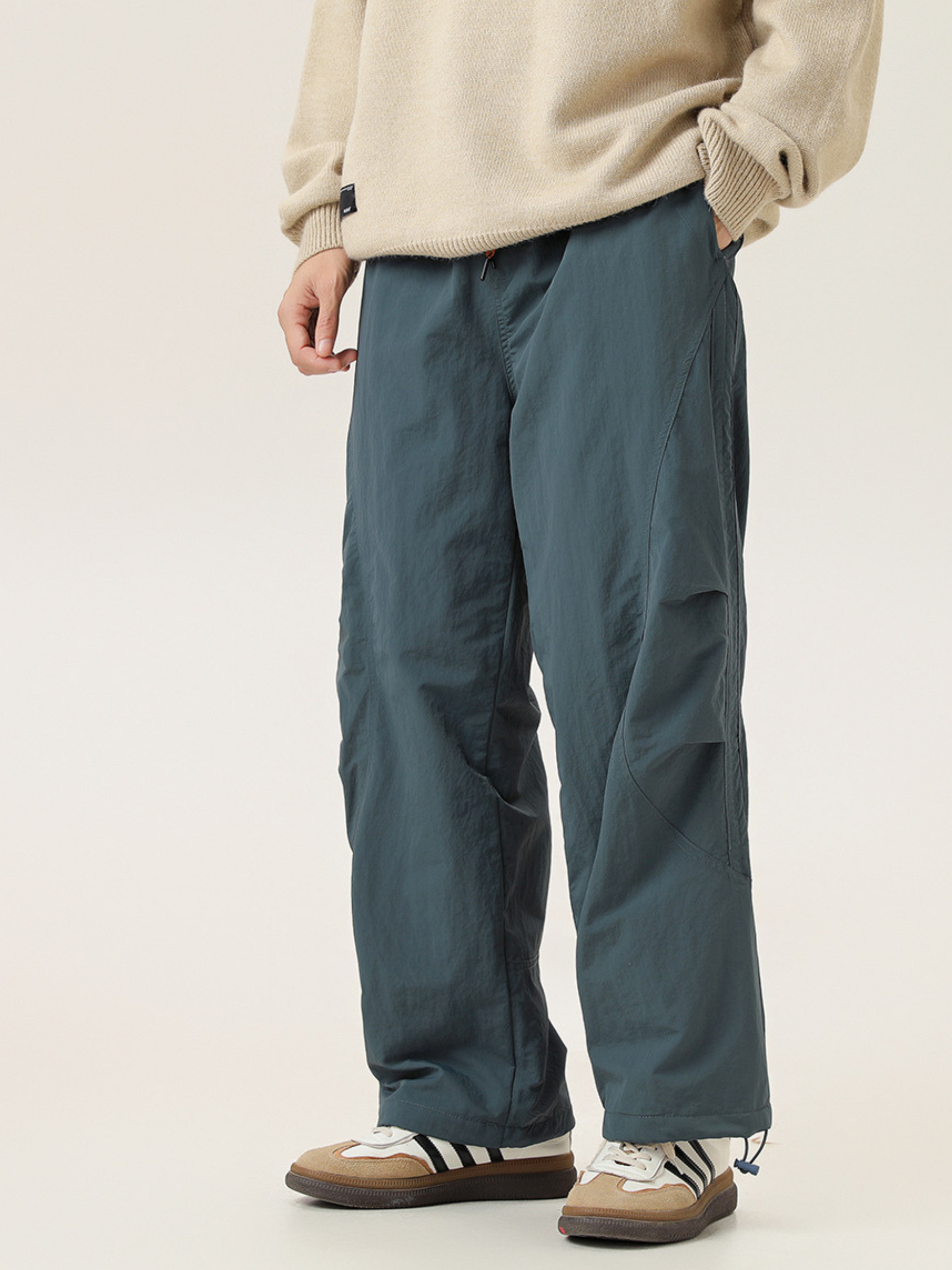 SwiftShoe - Men's Fleece-Lined Wide-Leg Pants GONGGAR SPORTS