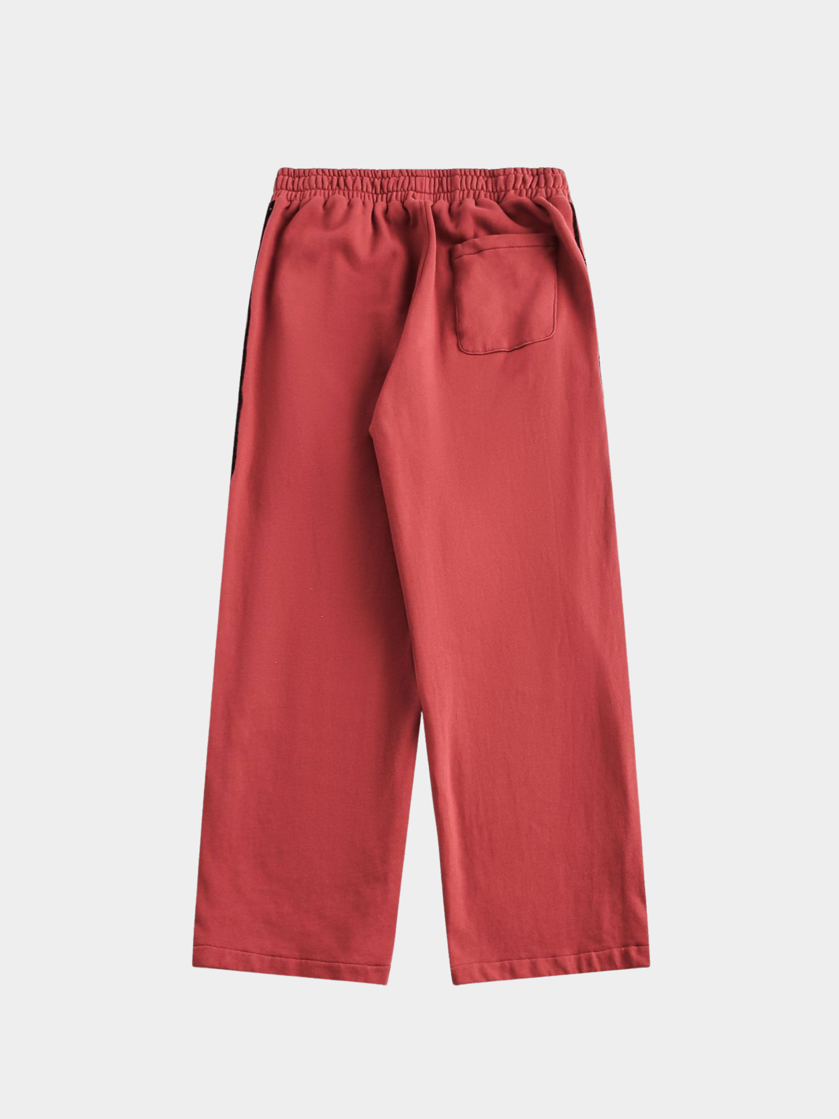 ThornCrate - Women‘s Striped Color-Block Distressed Straight-Leg Sweatpants