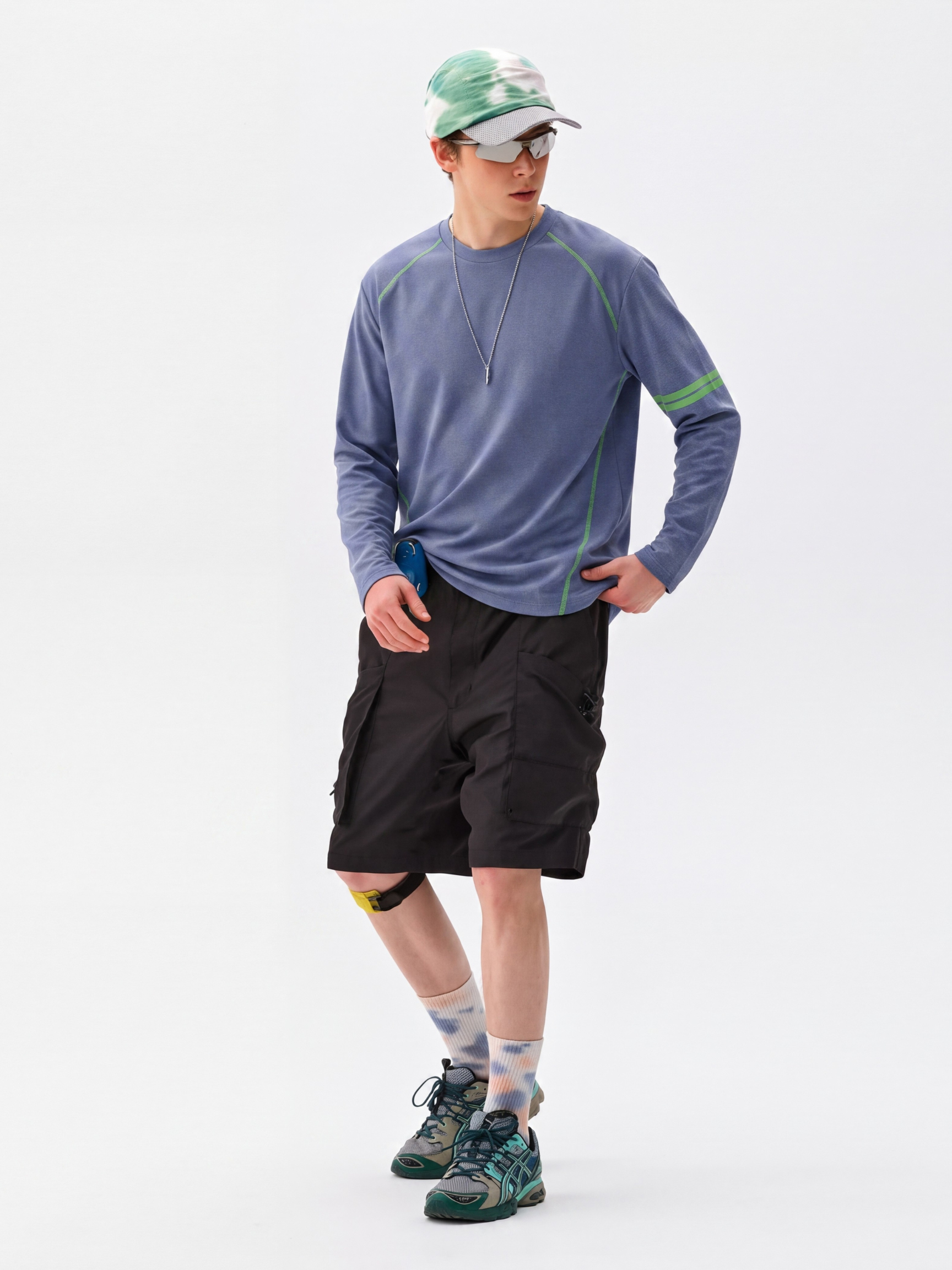 QuietMove - Unisex Crew Neck Long Sleeve Athletic T-Shirt