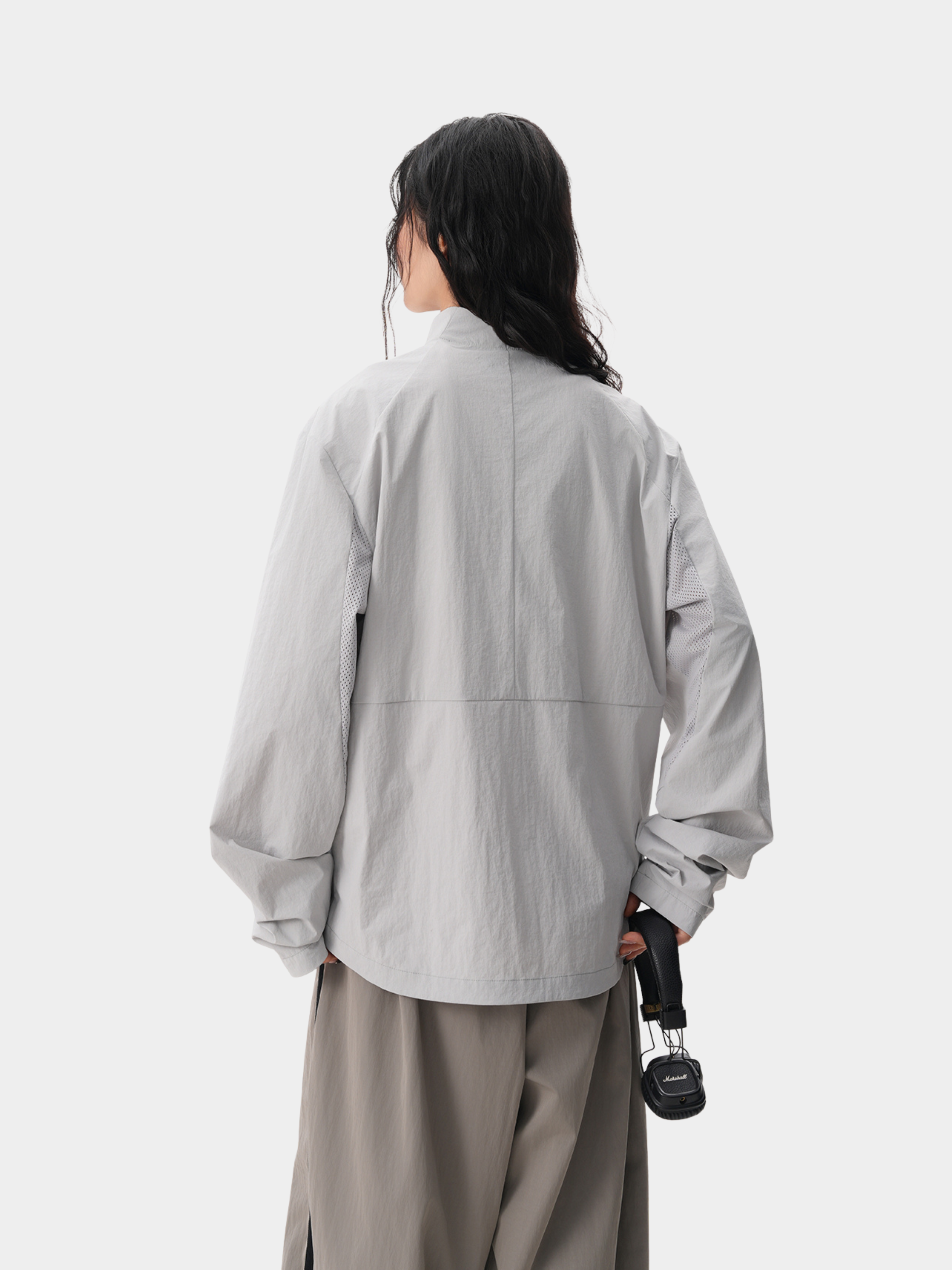 AshGo - Unisex UPF50+ Shoulder-Seam Mesh Sun Protection Jacket GONGGAR SPORTS