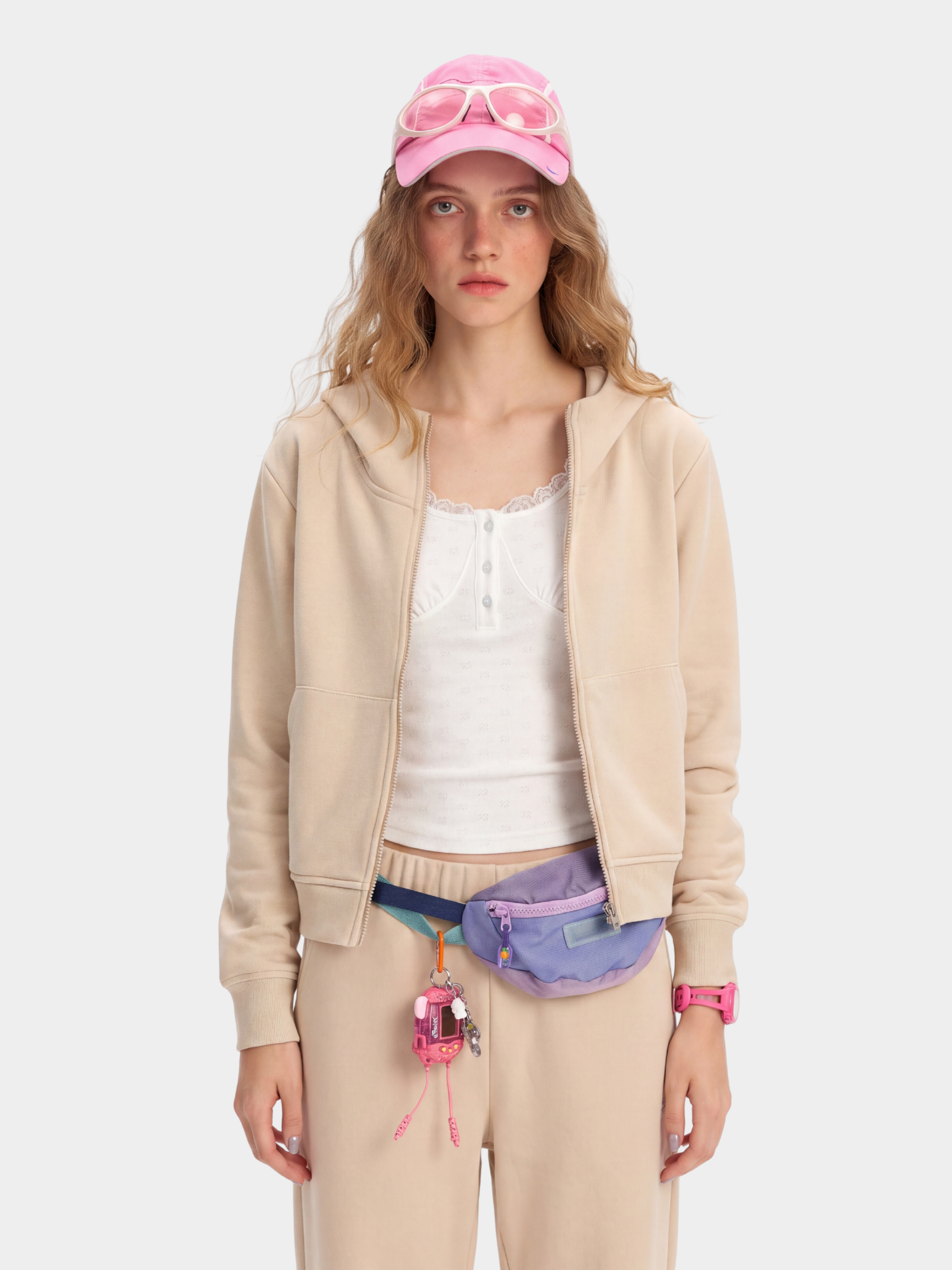 DuskLayer - Women's Air-Layer Hoodie Cardigan & Draped Jogger Pants Set