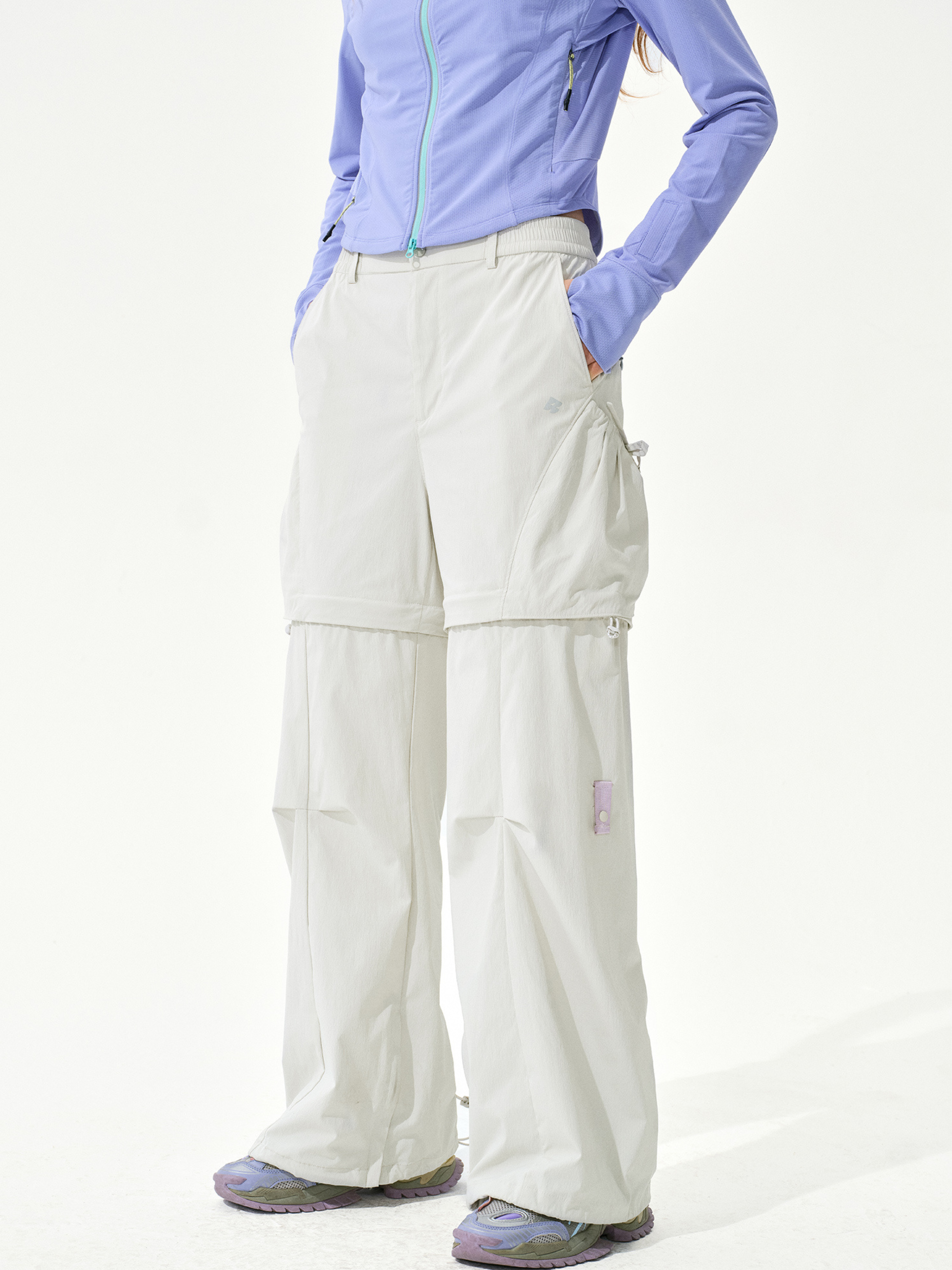 Aquafield - Women’s Scotchgard moisture-wicking detachable long shorts