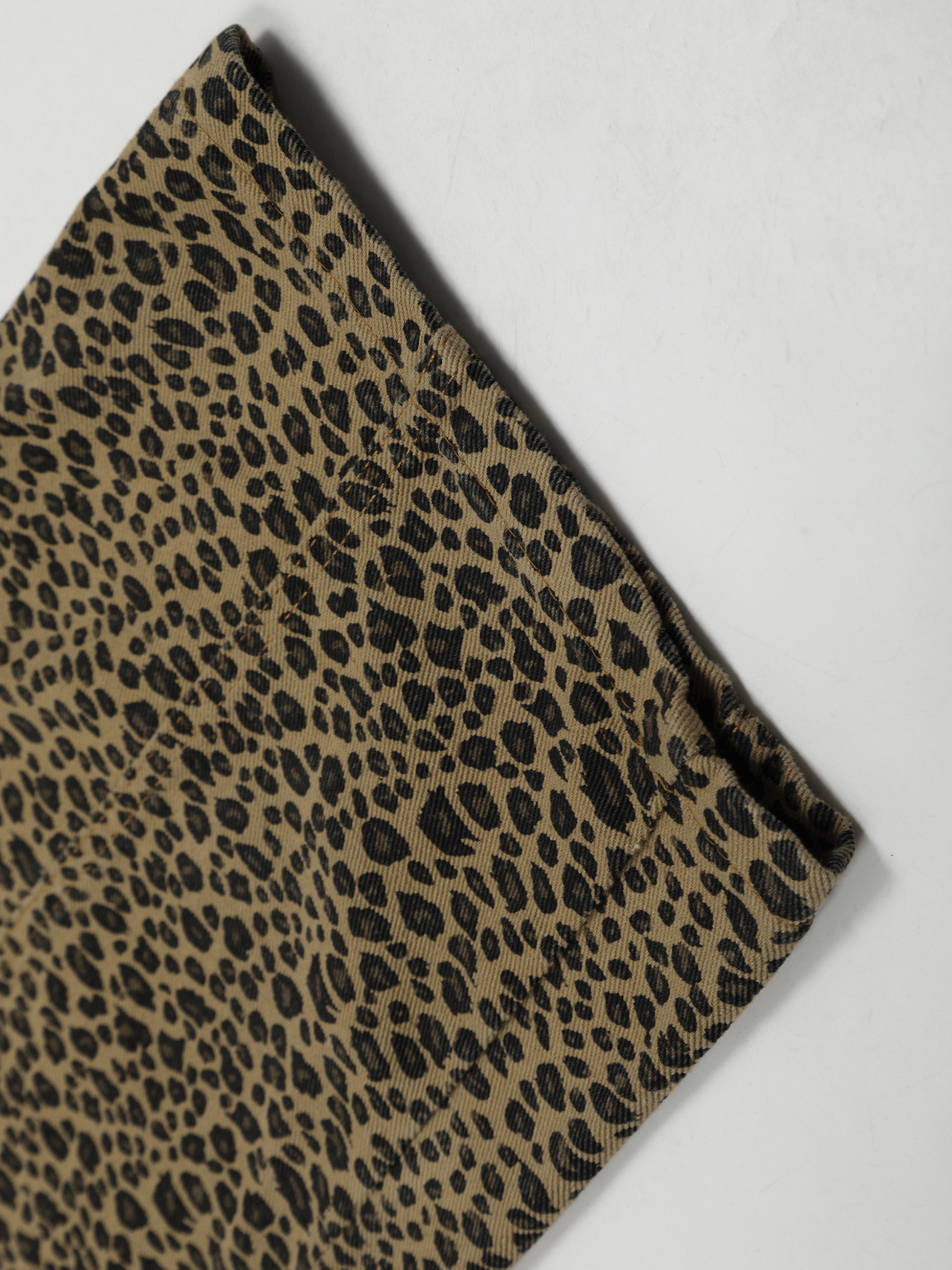 FoxCrate - Unisex Leopard Print Statement Wide-Leg Scimitar Pants GONGGAR SPORTS