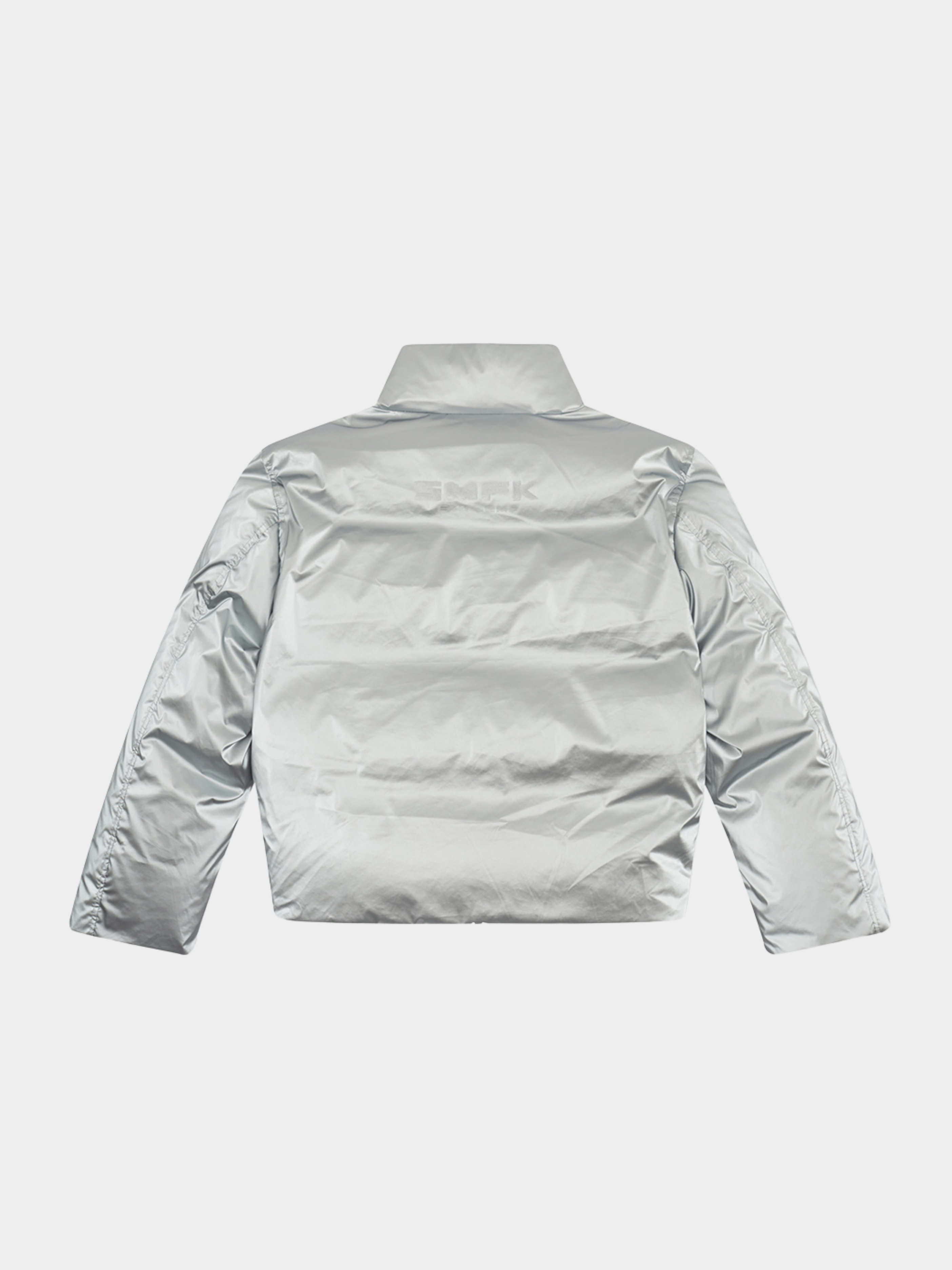 ShadowBoard - Women's White Duck Down Bubble Stand Collar Puffer Jacket