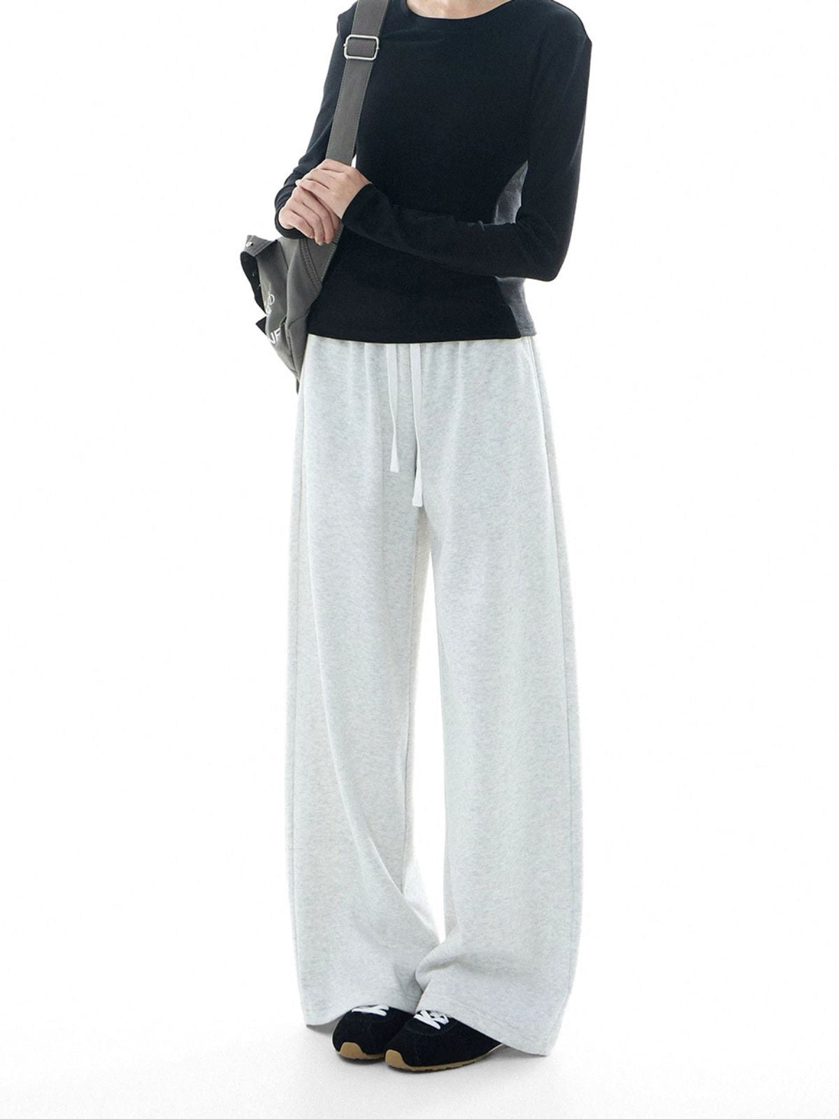 Nightsummit - Women's Soft & Smooth Draped Straight-Leg Sweatpants