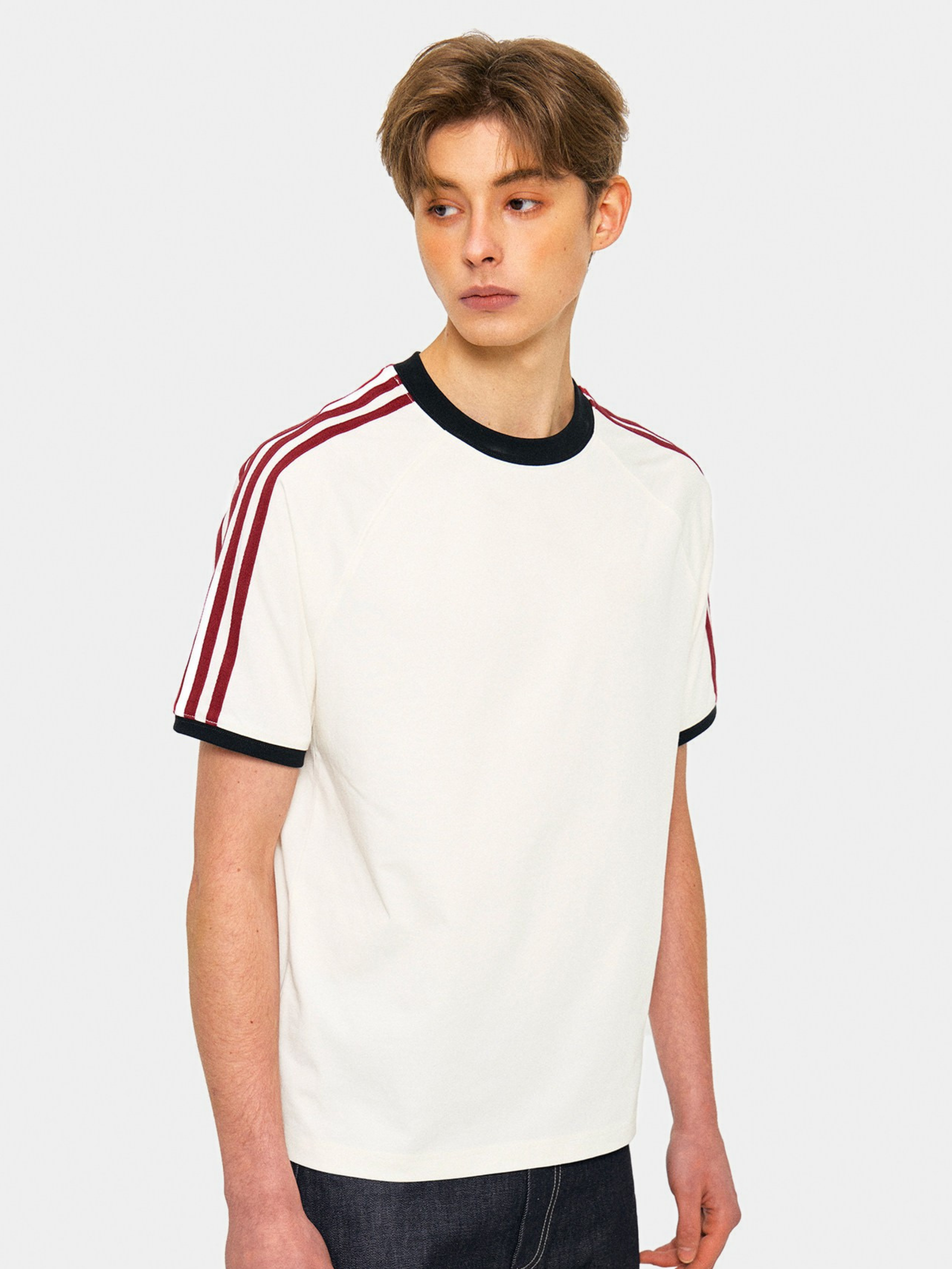 Dusttrail - Unisex Colorblock Cooling Striped Quick-Dry T-Shirt