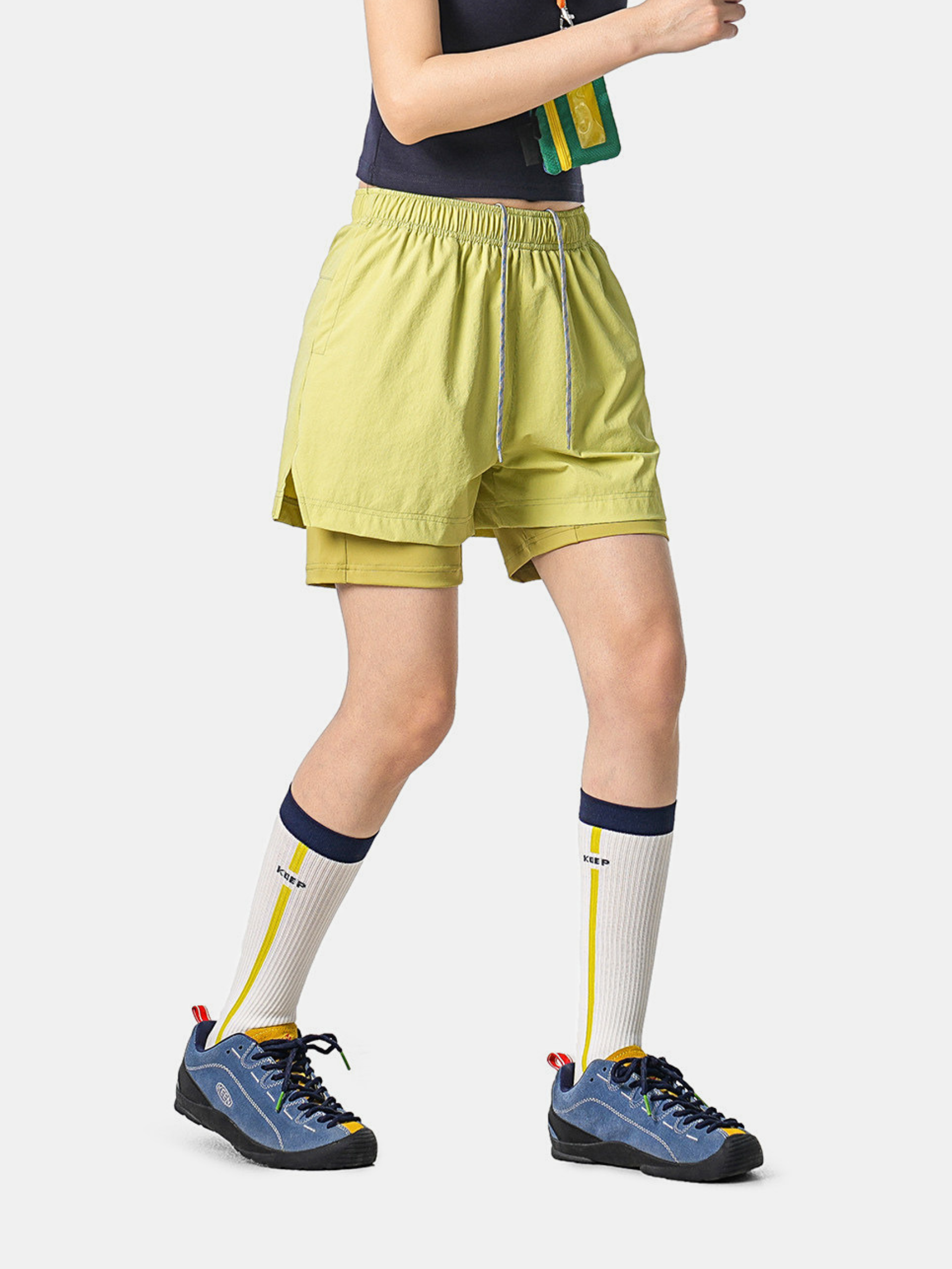 StillBay - Unisex 2-in-1 Ripstop Lightweight Athletic Shorts