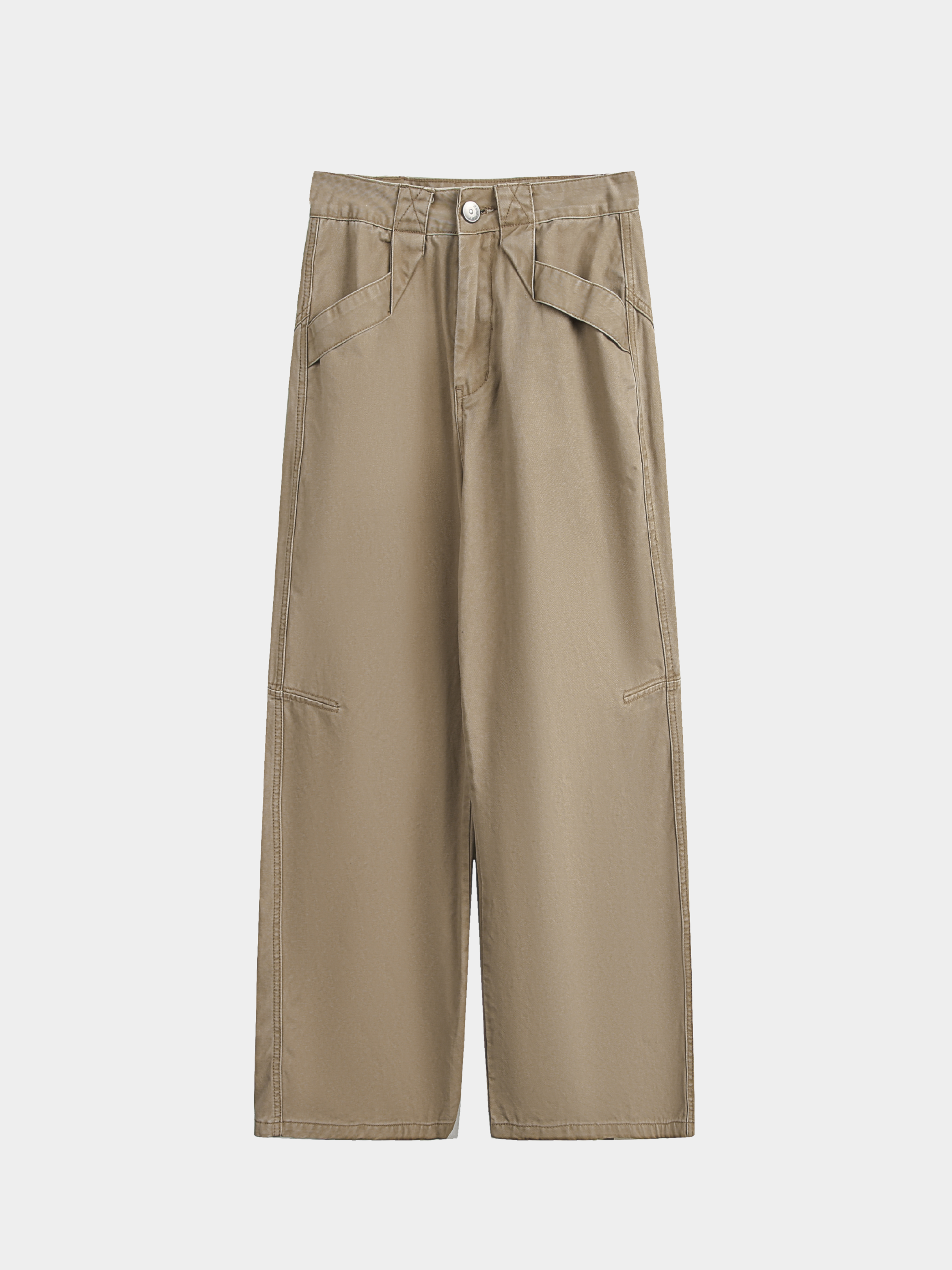 EchoLine - Unisex's Pure Cotton Straight-Leg Relaxed Pants