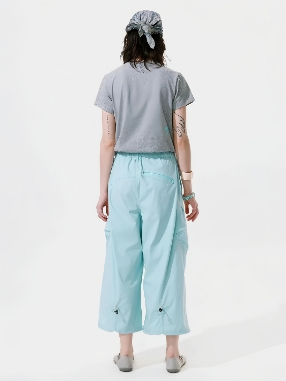 FoldDraw - Unisex Quick-Dry Adjustable Pleated Lightweight Cropped Pants