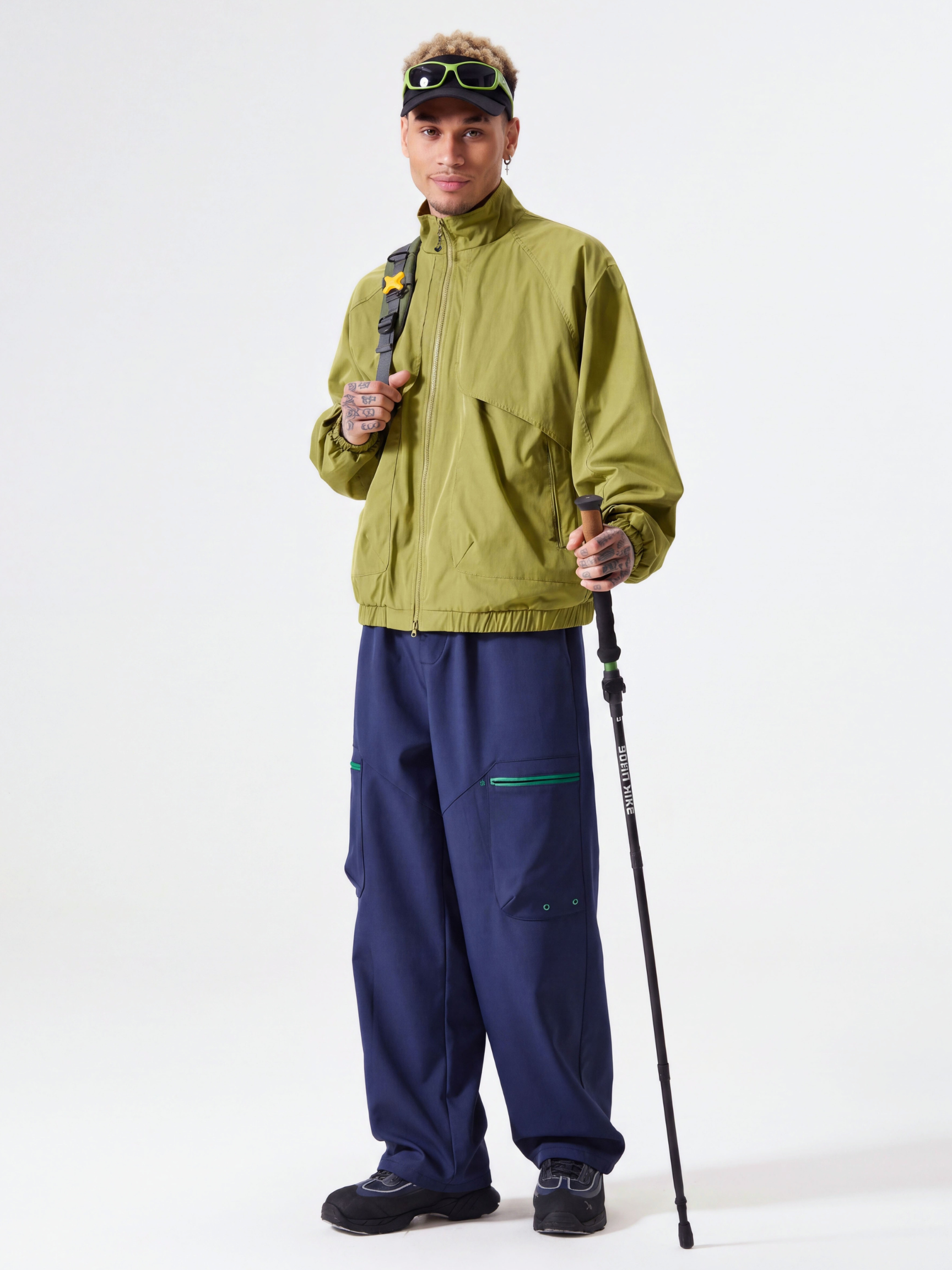 SkyVeil - Lightweight Water-Repellent Stand Collar Jacket