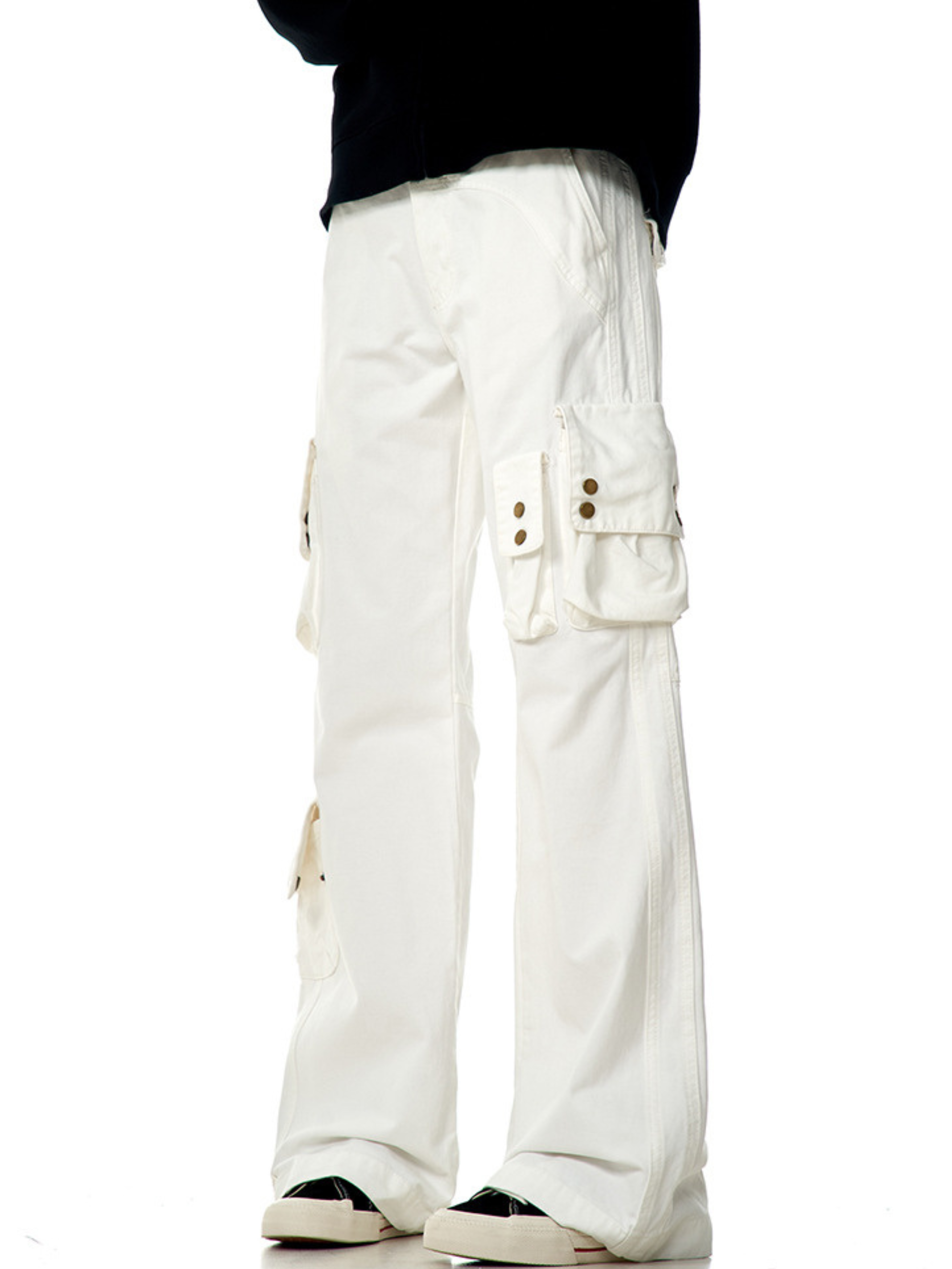 FoxLine - Unisex American Multi-Pocket Cargo Pants GONGGAR SPORTS